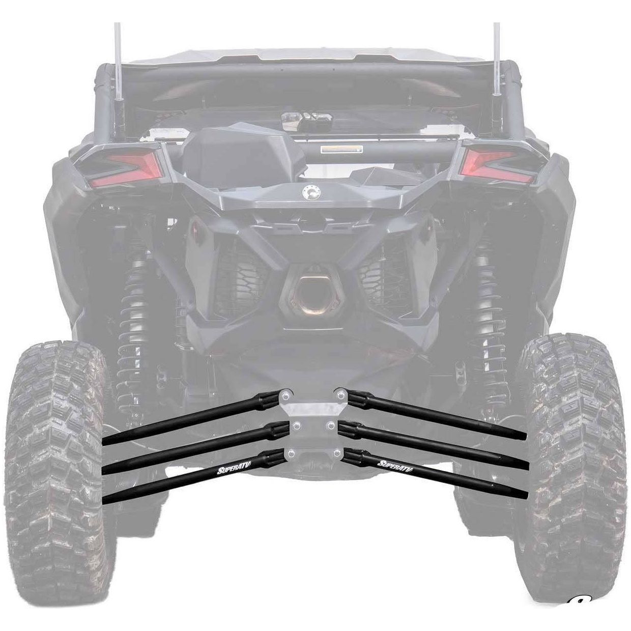 Photo of Can Am X3 Tubed Radius Arms by SuperATV - Premium Radius Rods & Plates for UTVs / Side by Sides