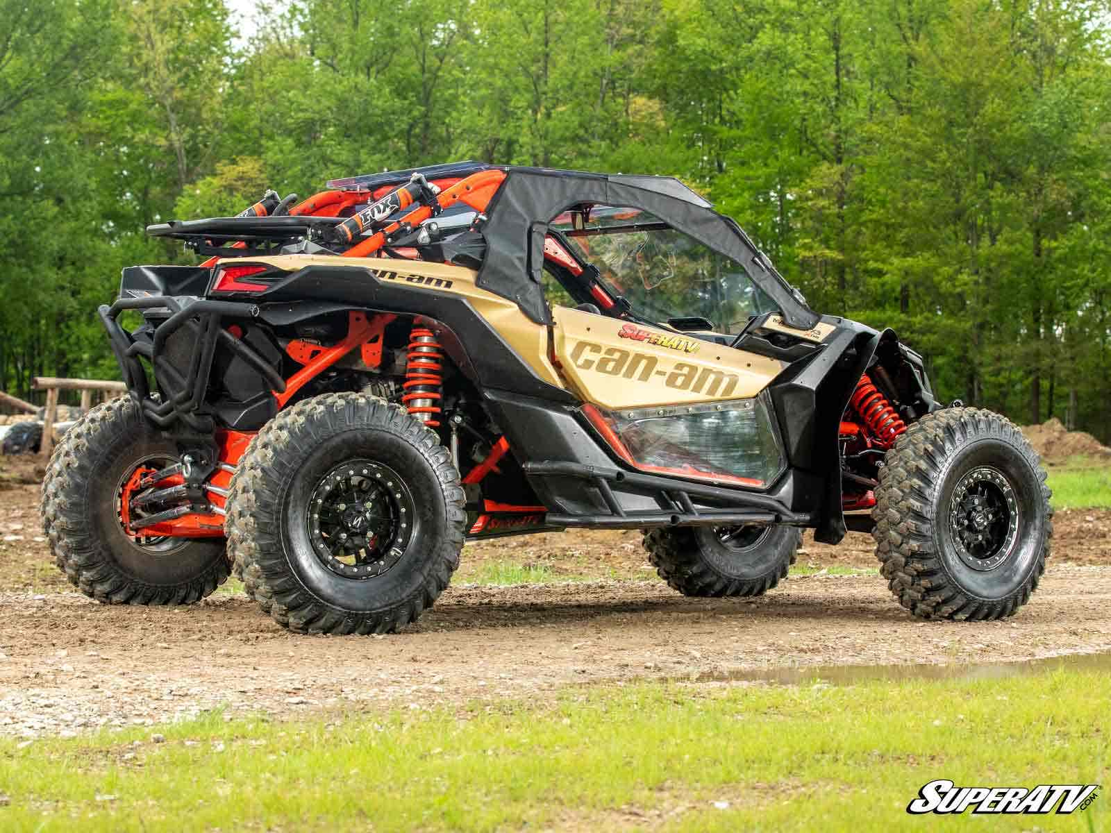 Photo of SuperATV Can-Am Maverick X3 Primal Soft Cab Enclosure Upper Doors by SuperATV - Premium Cab Enclosures for UTVs / Side by Sides