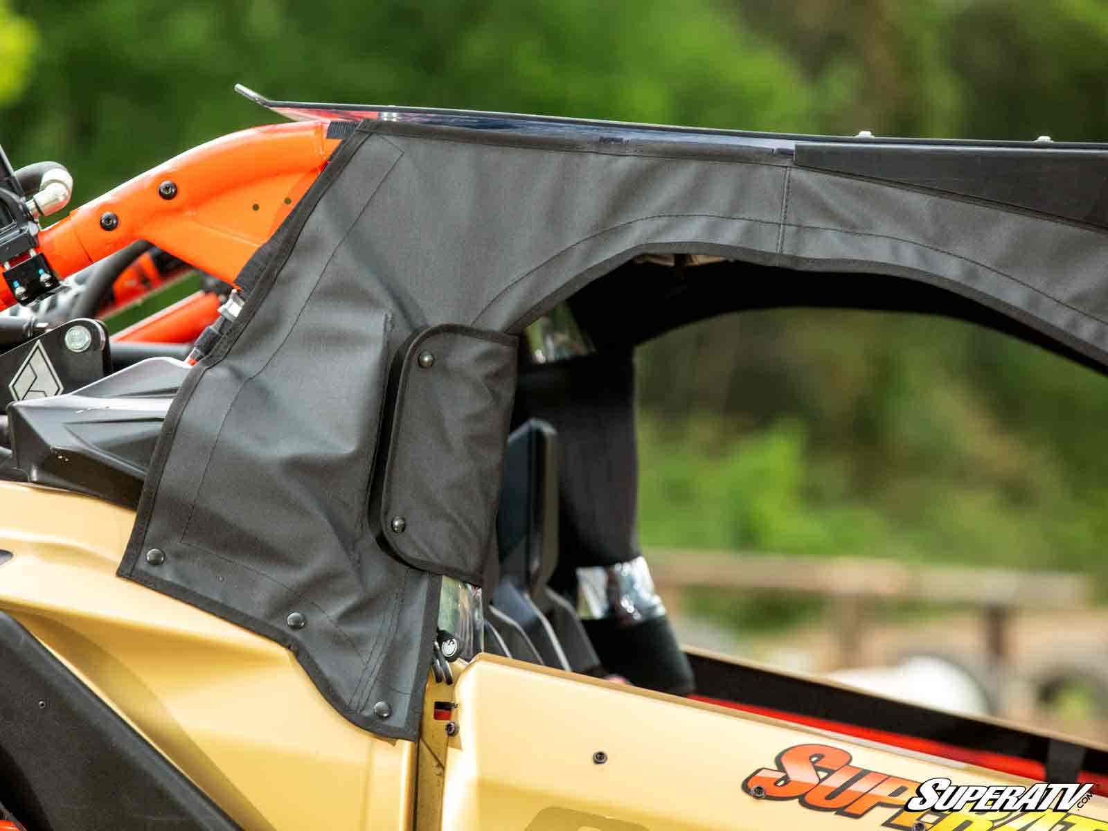Photo of SuperATV Can-Am Maverick X3 Primal Soft Cab Enclosure Upper Doors by SuperATV - Premium Cab Enclosures for UTVs / Side by Sides