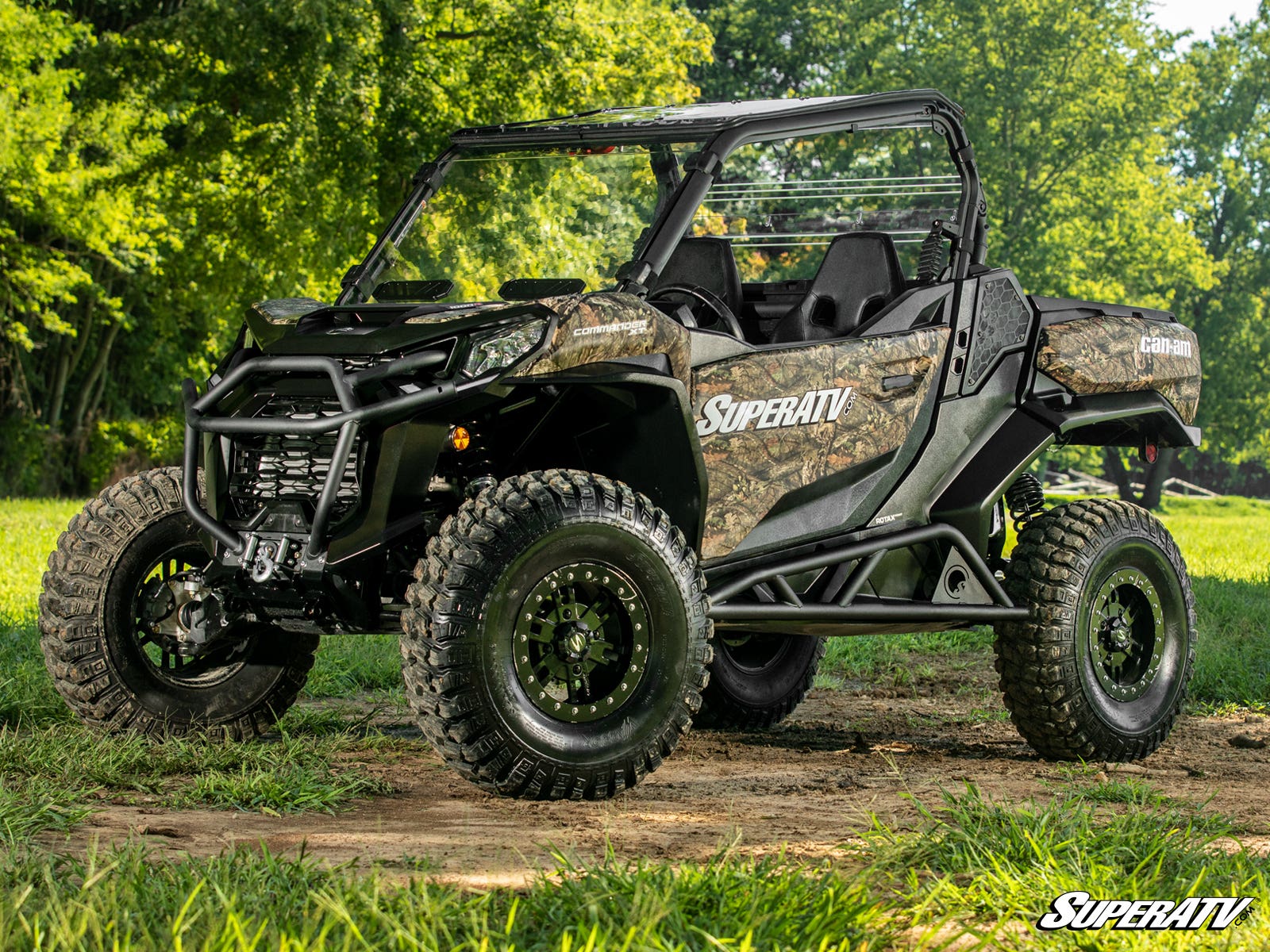 Photo of SuperATV Can-Am Commander 1000 Tree Kickers by SuperATV - Premium Nerf Bars for UTVs / Side by Sides