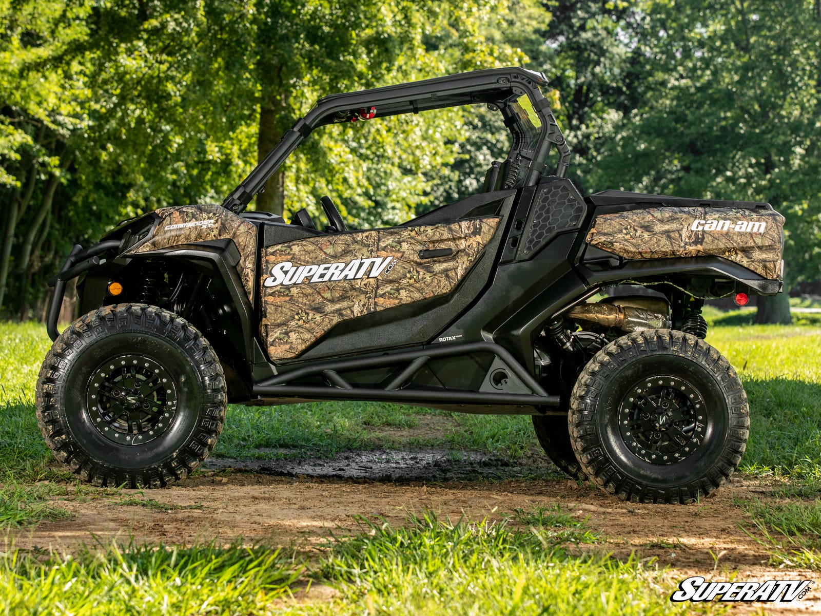 Photo of SuperATV Can-Am Commander 1000 Tree Kickers by SuperATV - Premium Nerf Bars for UTVs / Side by Sides