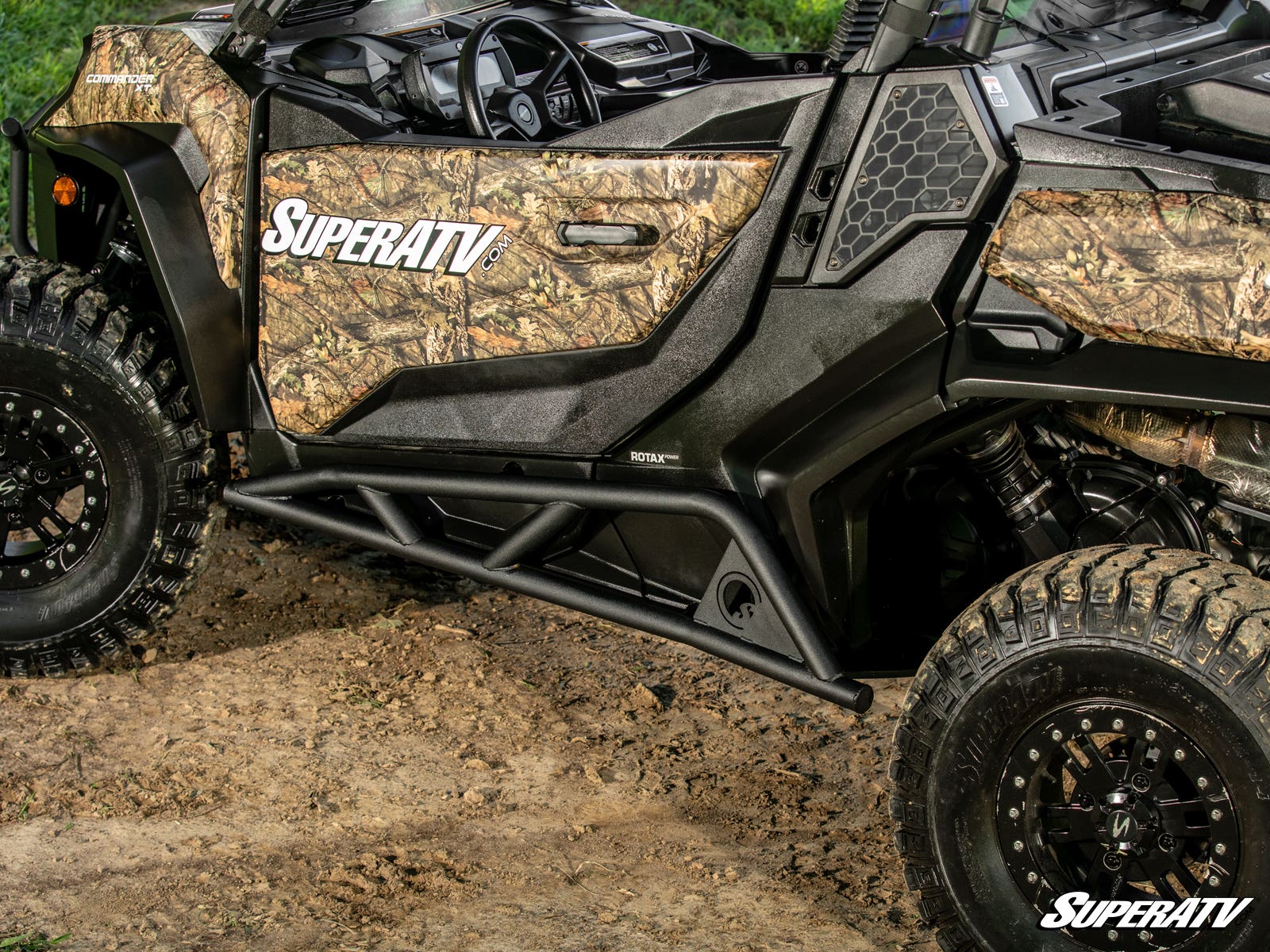 Photo of SuperATV Can-Am Commander 1000 Tree Kickers by SuperATV - Premium Nerf Bars for UTVs / Side by Sides