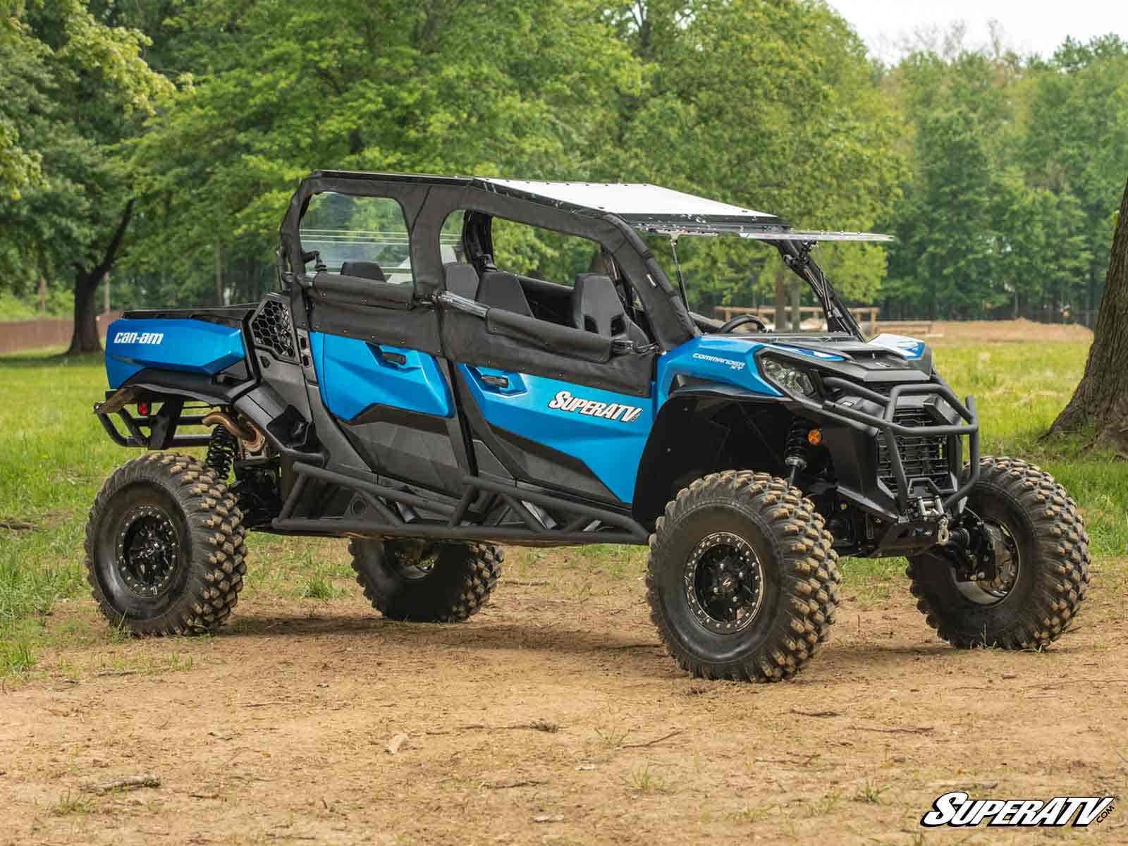 Photo of SuperATV Can-Am Commander Max 1000 Heavy-Duty Nerf Bars by SuperATV - Premium Nerf Bars for UTVs / Side by Sides
