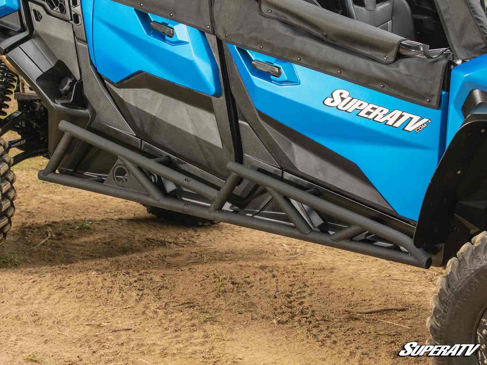Photo of SuperATV Can-Am Commander Max 1000 Heavy-Duty Nerf Bars by SuperATV - Premium Nerf Bars for UTVs / Side by Sides