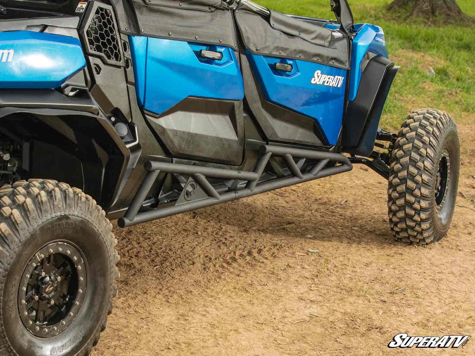 Photo of SuperATV Can-Am Commander Max 1000 Heavy-Duty Nerf Bars by SuperATV - Premium Nerf Bars for UTVs / Side by Sides