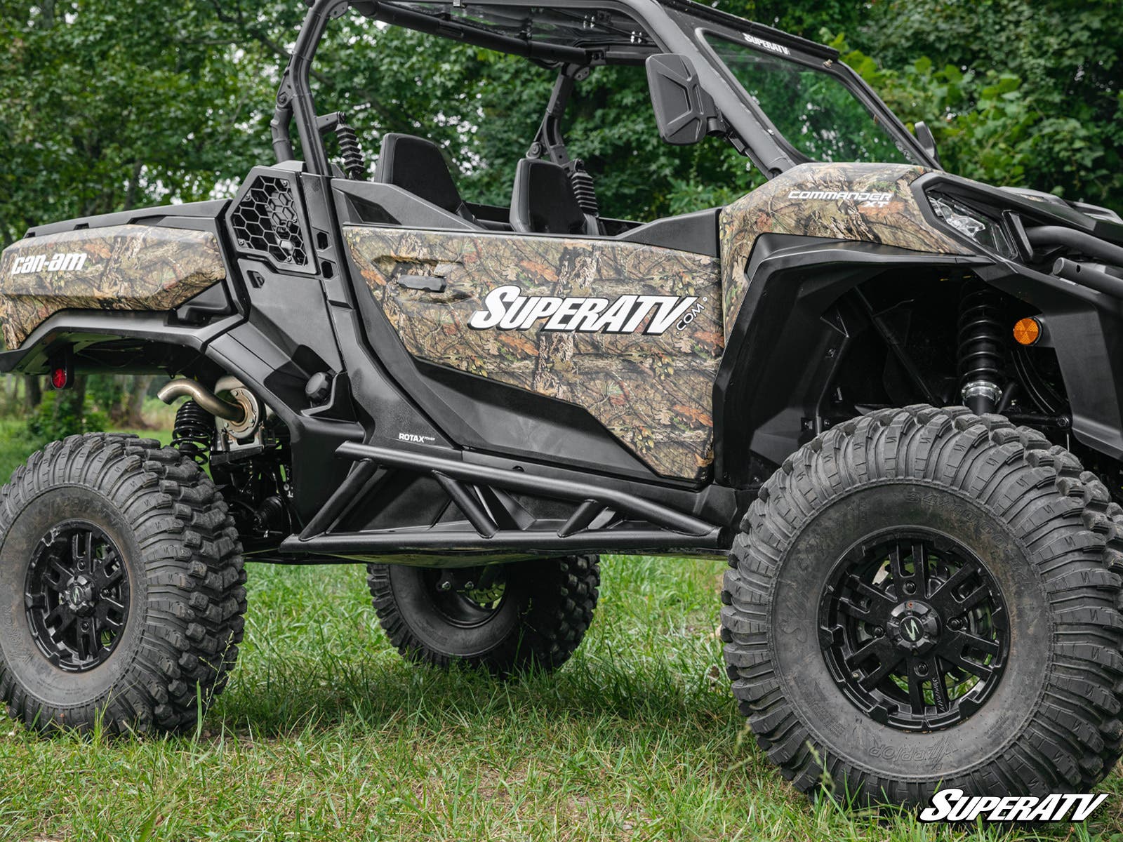 Photo of SuperATV Can-Am Commander Nerf Bars by SuperATV - Premium Nerf Bars for UTVs / Side by Sides
