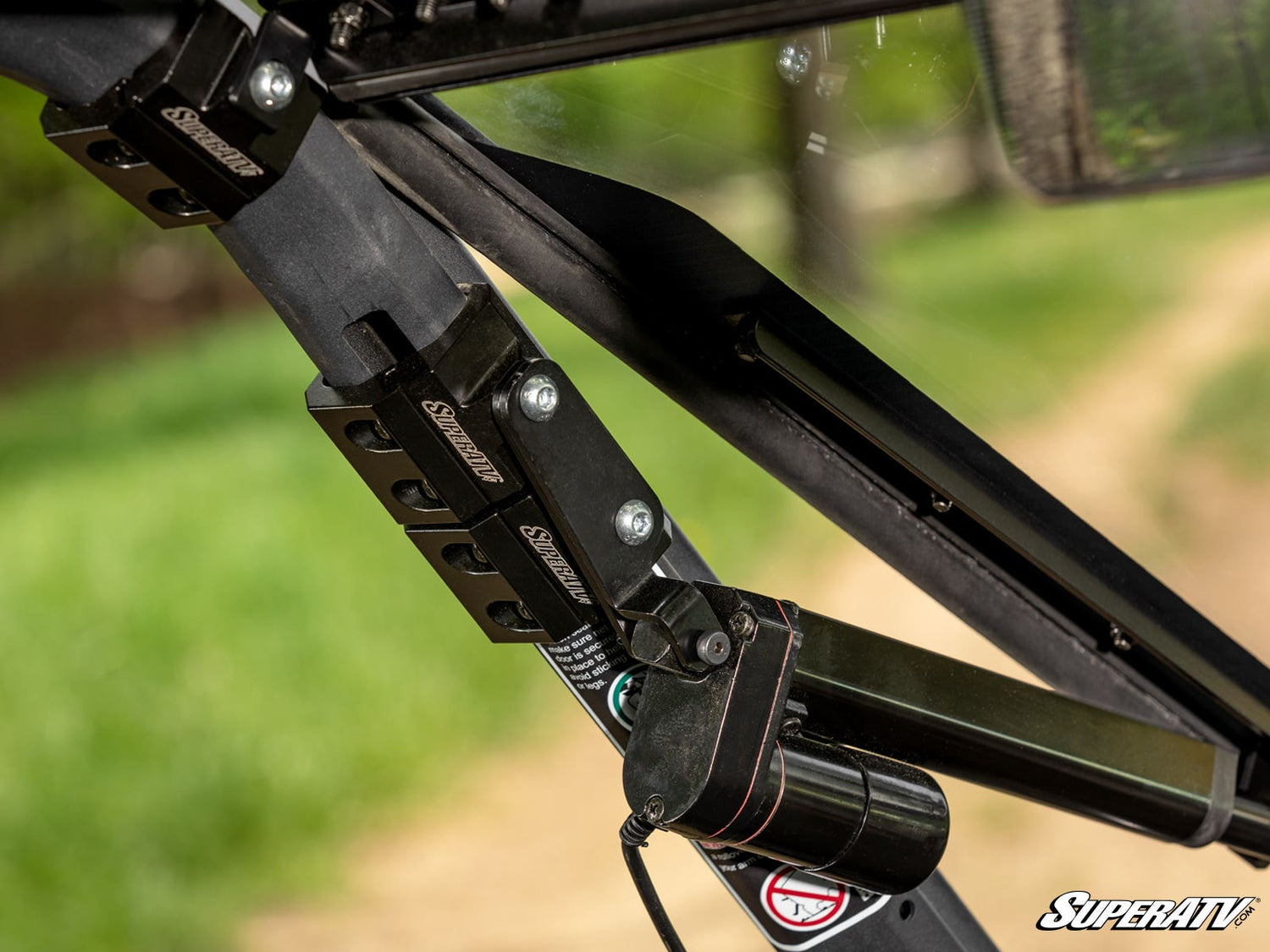 Photo of SuperATV Can-Am Commander MaxDrive Power Flip Windshield by SuperATV - Premium Windshields for UTVs / Side by Sides