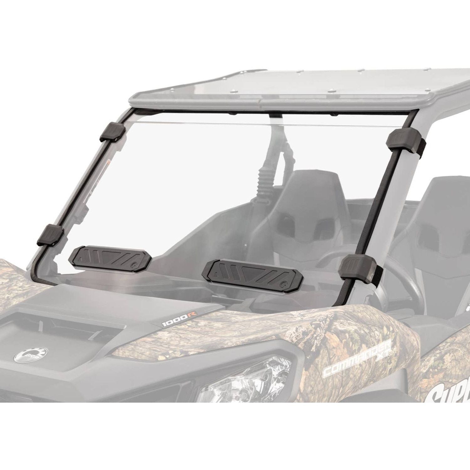Photo of Can Am Maverick Sport Scratch Resistant Vented Full Windshield by SuperATV - Premium Windshields for UTVs / Side by Sides