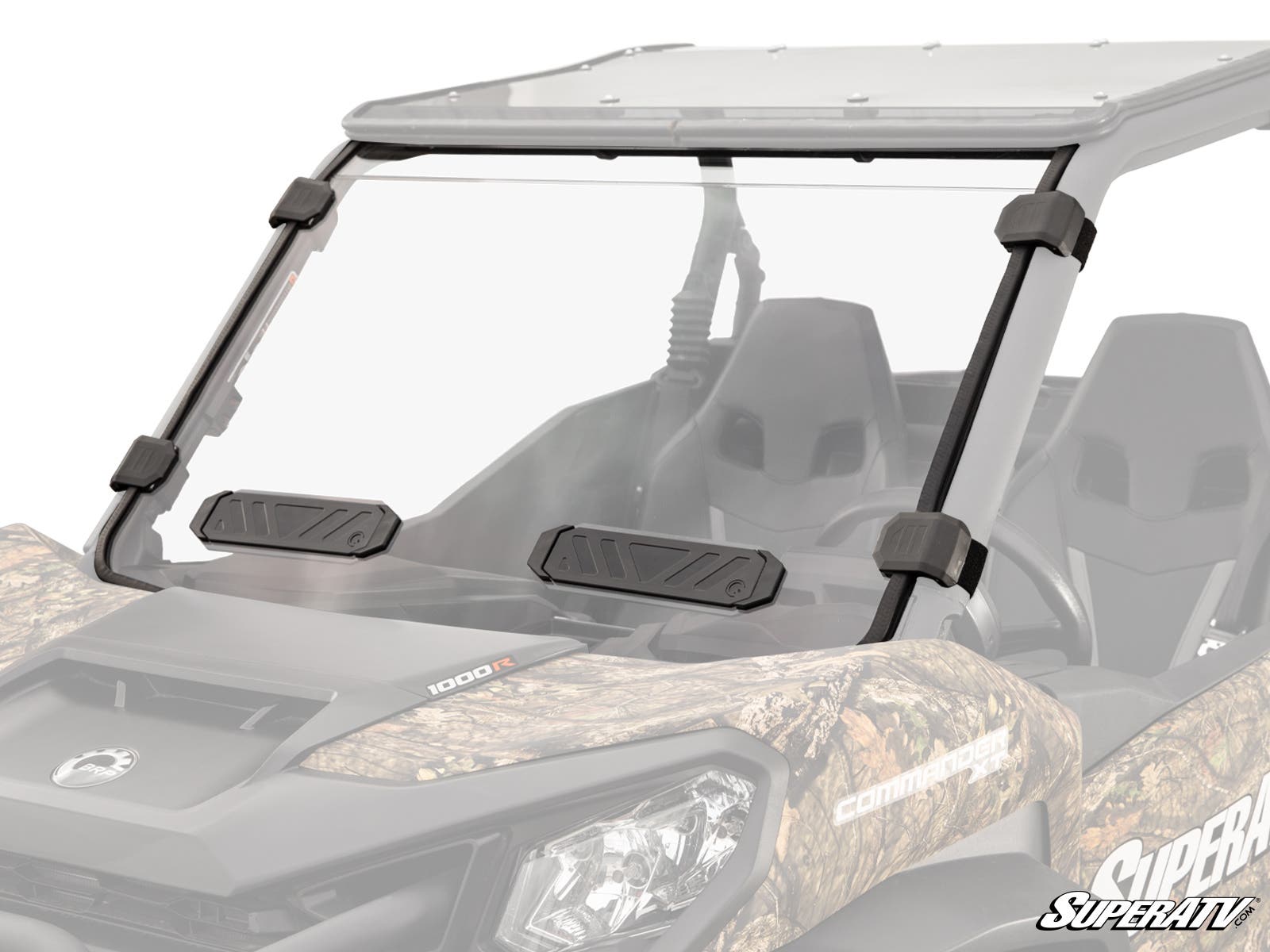 Photo of SuperATV Can-Am Maverick Sport Vented Full Windshield by SuperATV - Premium Windshields for UTVs / Side by Sides