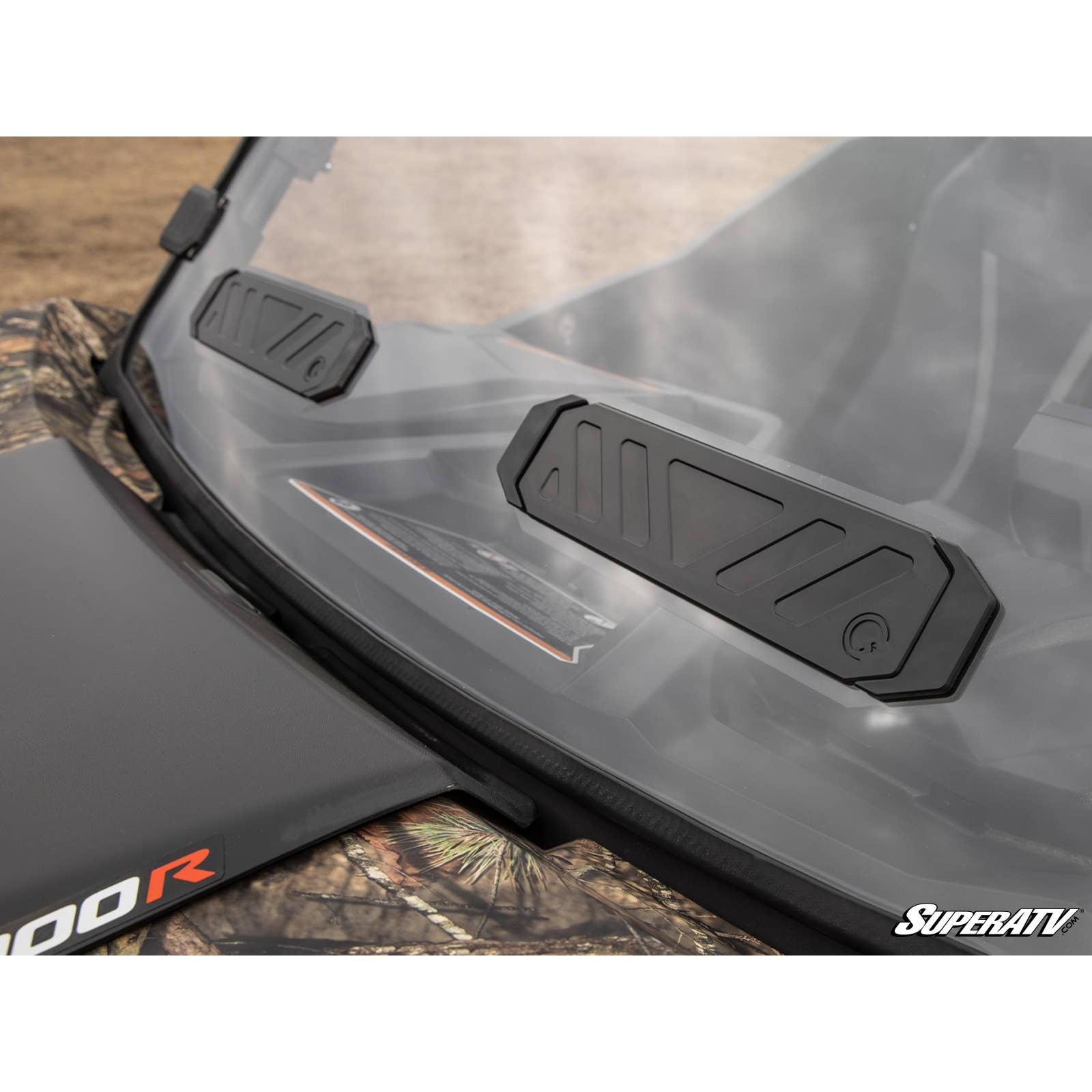 Photo of Can Am Maverick Sport Scratch Resistant Vented Full Windshield by SuperATV - Premium Windshields for UTVs / Side by Sides