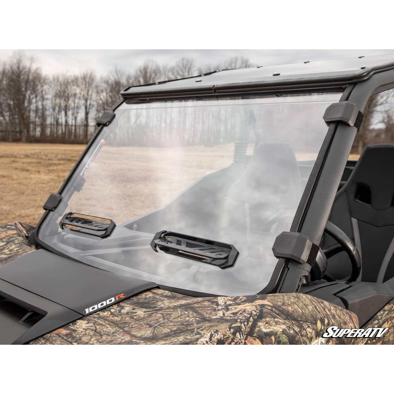 Photo of Can Am Maverick Sport Scratch Resistant Vented Full Windshield by SuperATV - Premium Windshields for UTVs / Side by Sides
