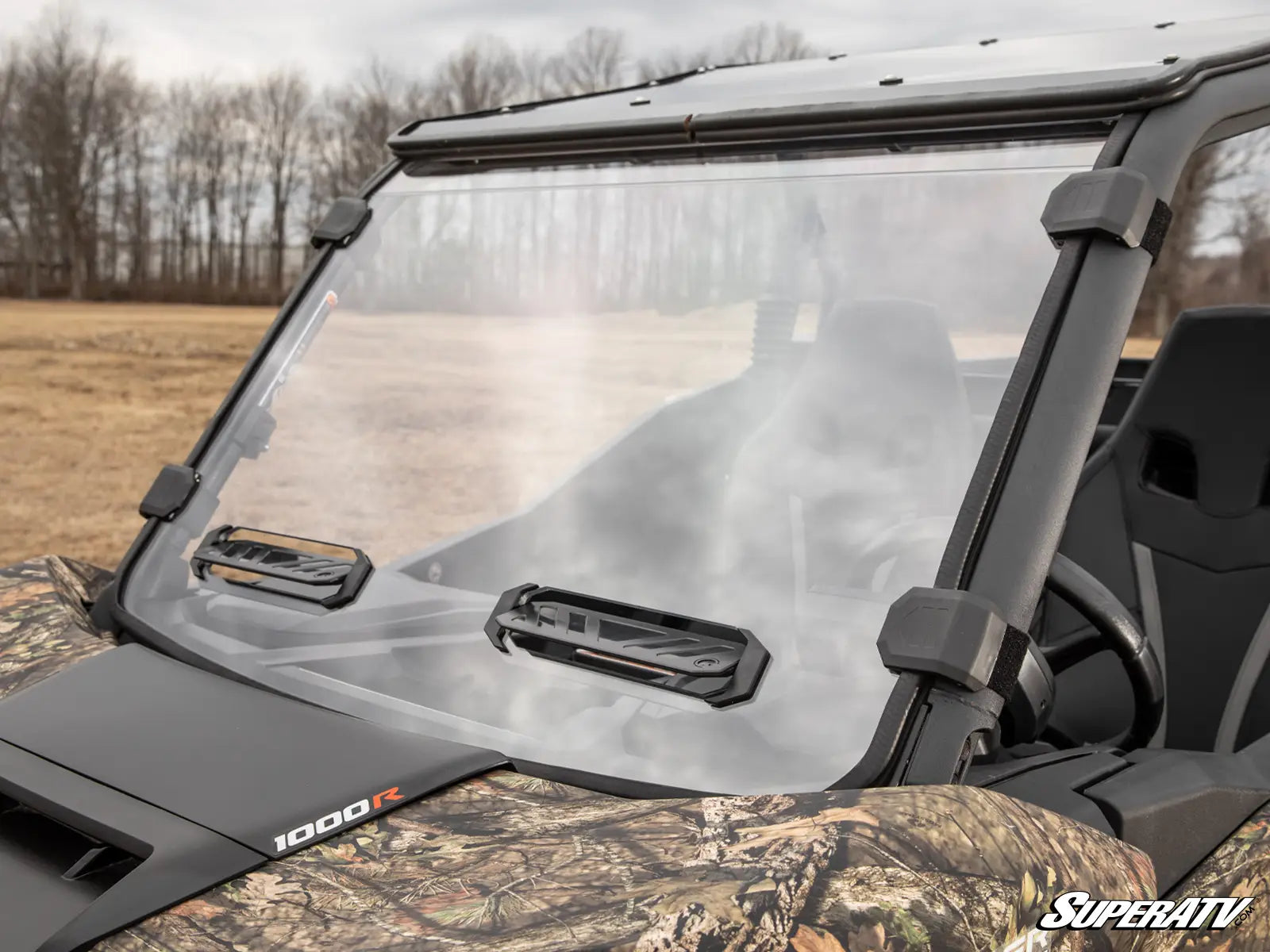 Can Am Maverick Trail Scratch Resistant Vented Full Windshield