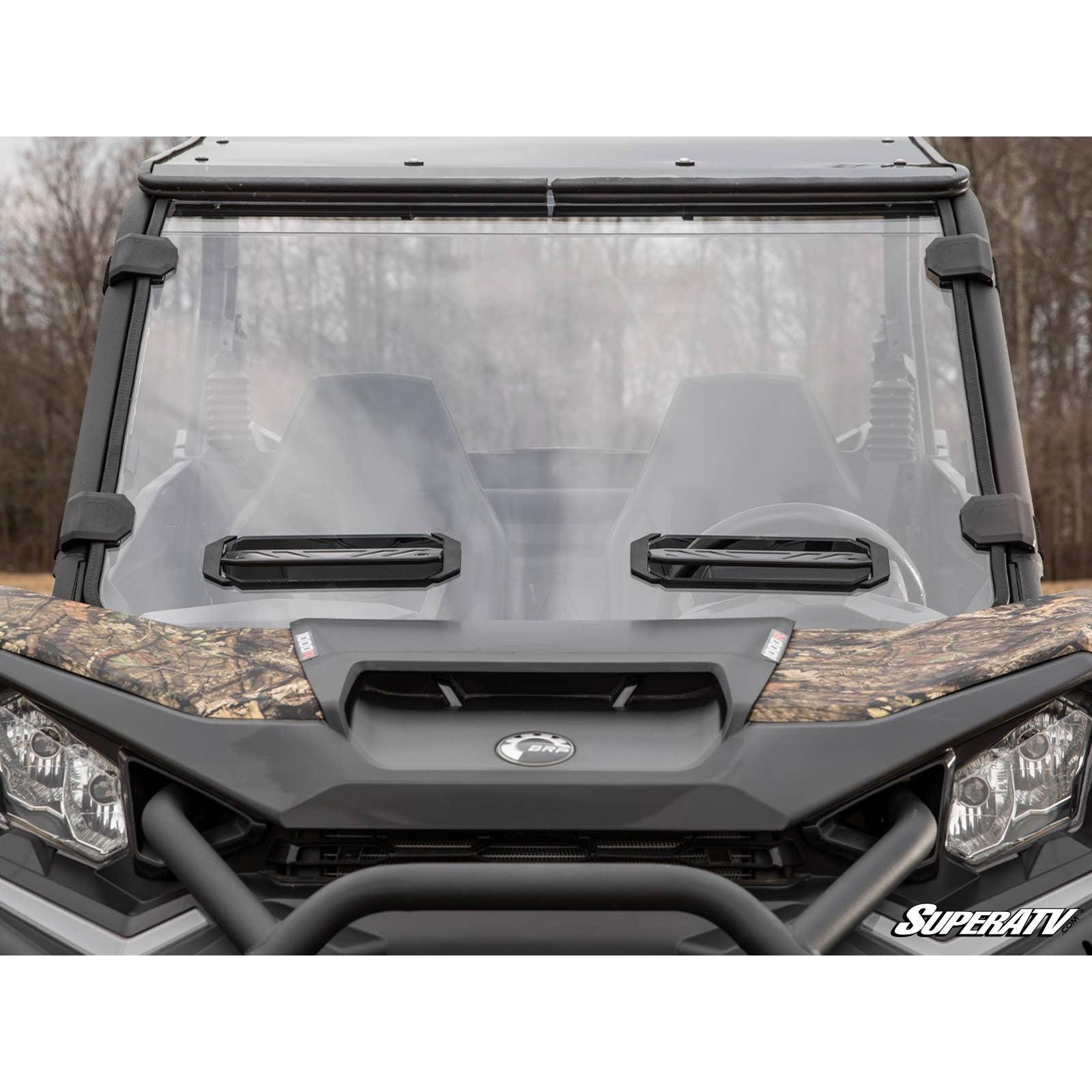 Photo of Can Am Maverick Sport Scratch Resistant Vented Full Windshield by SuperATV - Premium Windshields for UTVs / Side by Sides