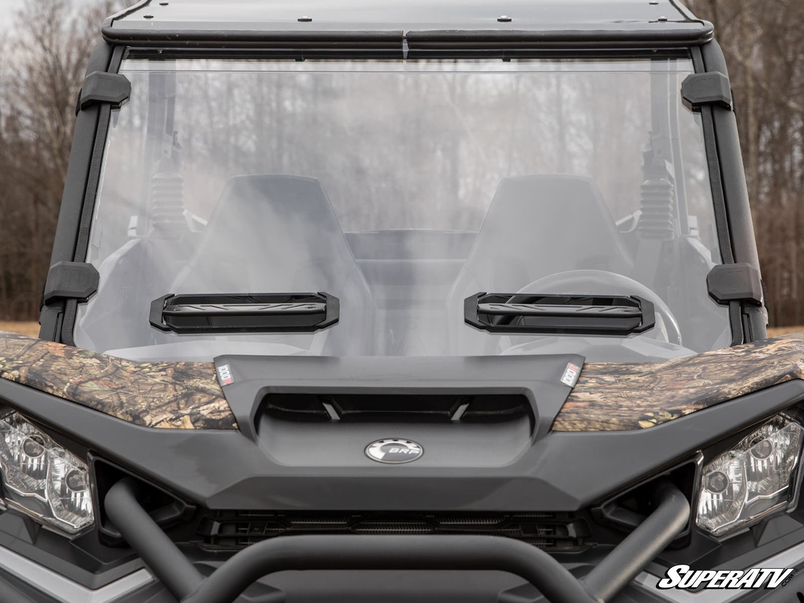Photo of SuperATV Can-Am Maverick Sport Vented Full Windshield by SuperATV - Premium Windshields for UTVs / Side by Sides