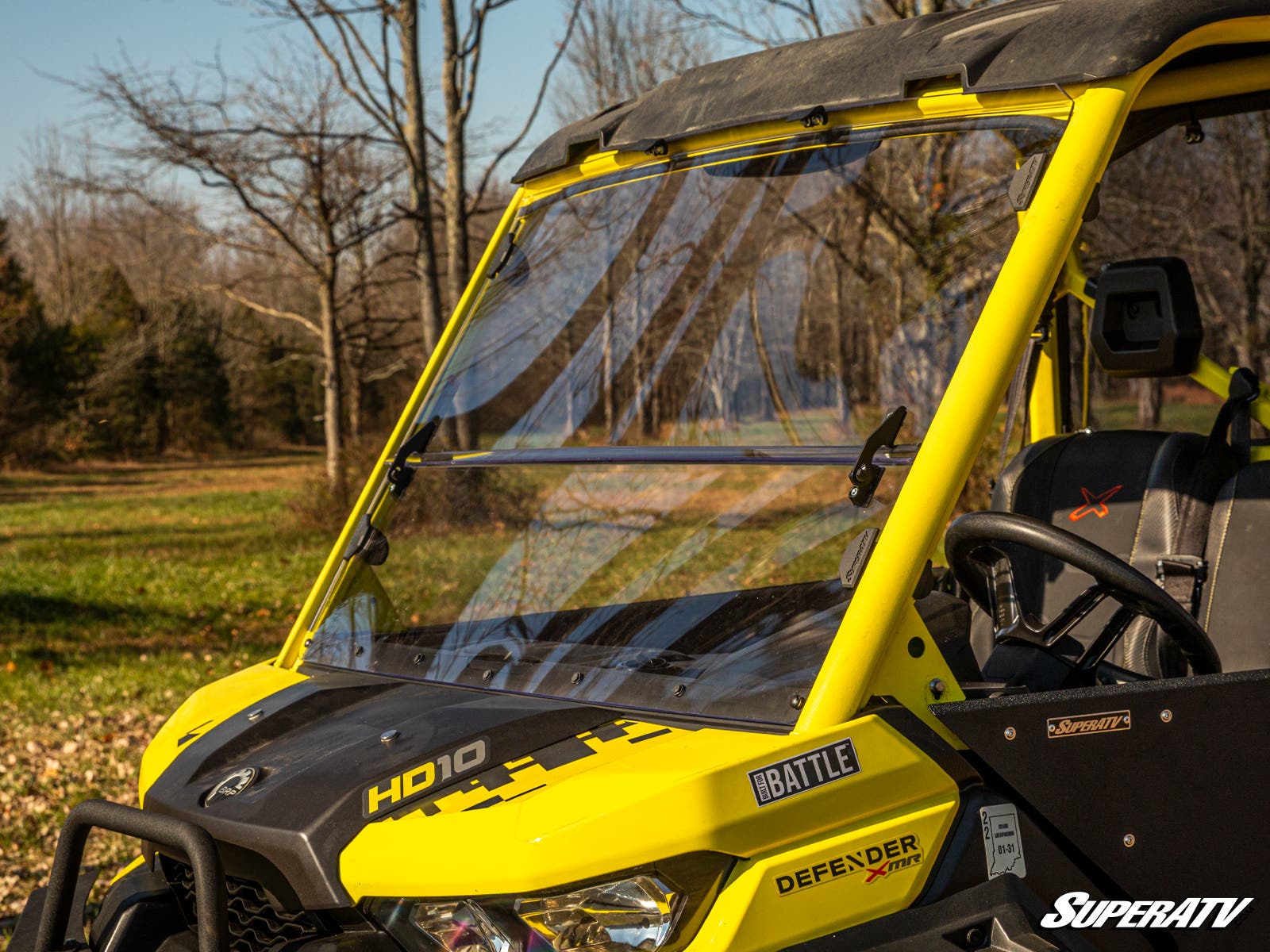 Photo of SuperATV Can-Am Defender 3-in-1 Windshield by SuperATV - Premium Windshields for UTVs / Side by Sides