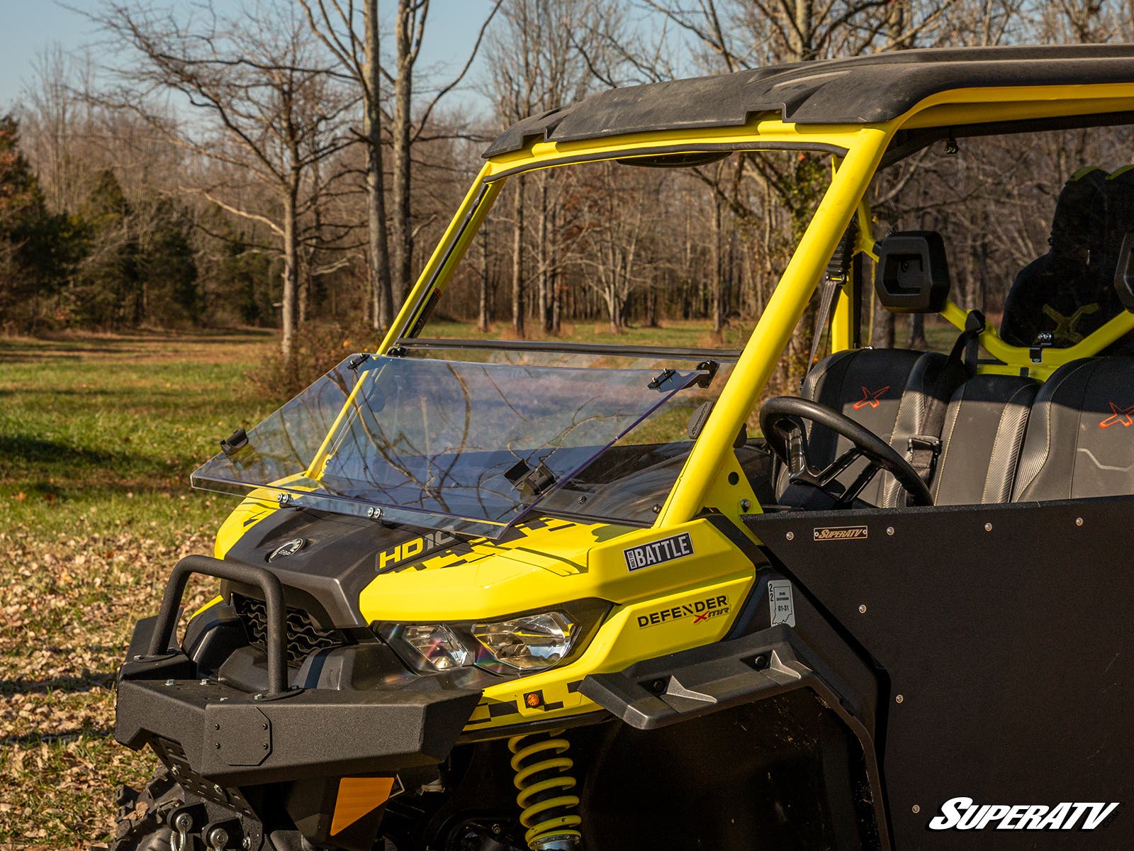 Photo of SuperATV Can-Am Defender 3-in-1 Windshield by SuperATV - Premium Windshields for UTVs / Side by Sides