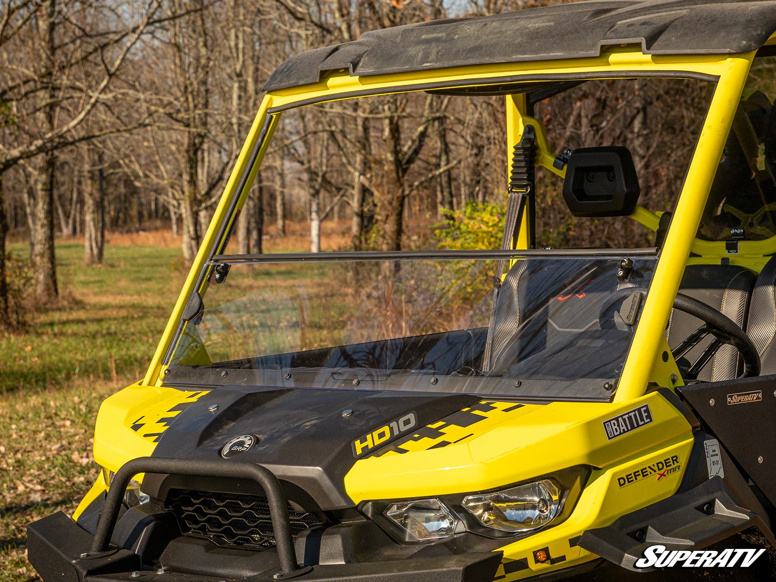 Photo of SuperATV Can-Am Defender 3-in-1 Windshield by SuperATV - Premium Windshields for UTVs / Side by Sides