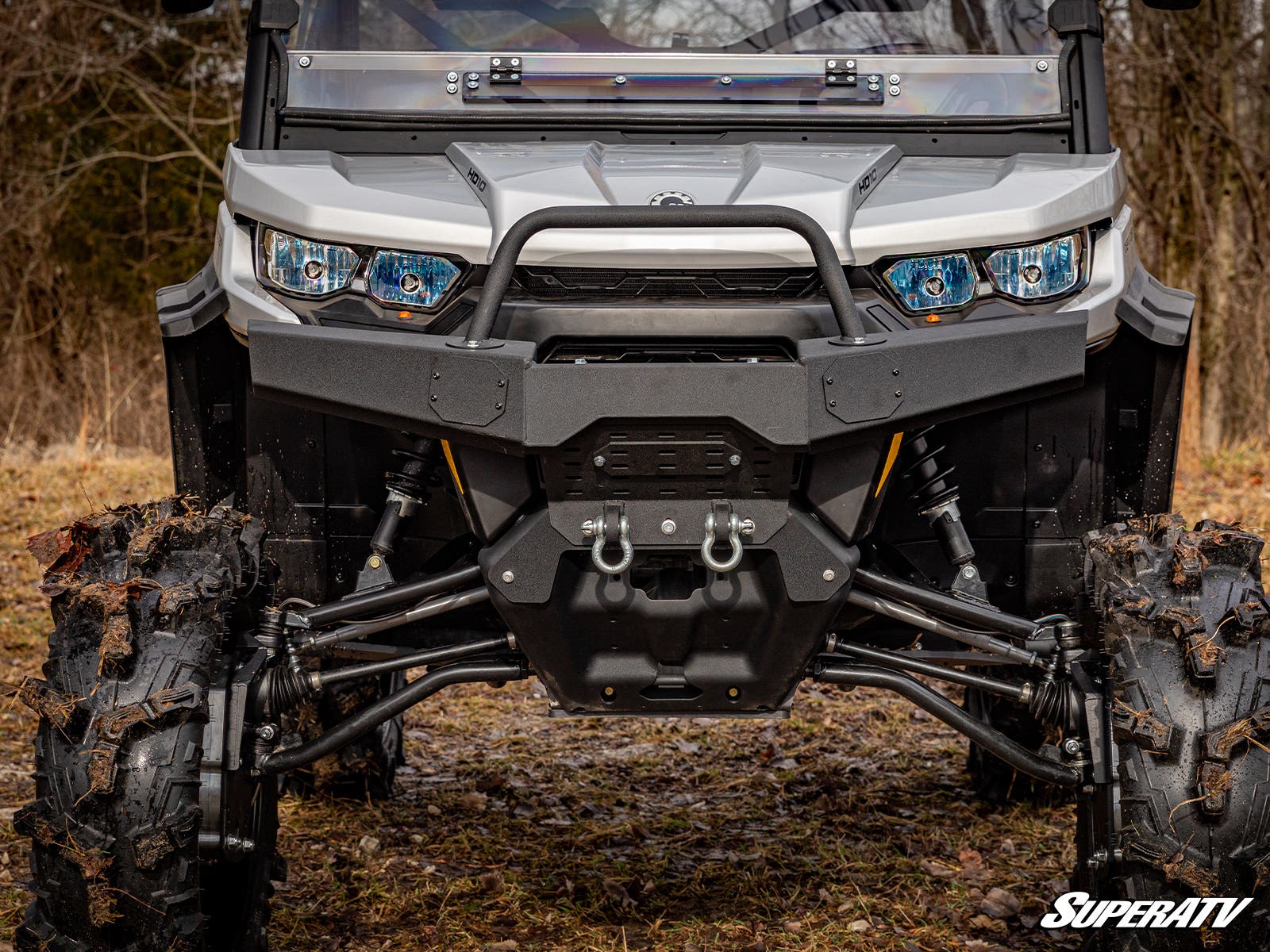 Photo of SuperATV Can-Am Defender Winch-Ready Front Bumper by SuperATV - Premium Bumpers for UTVs / Side by Sides