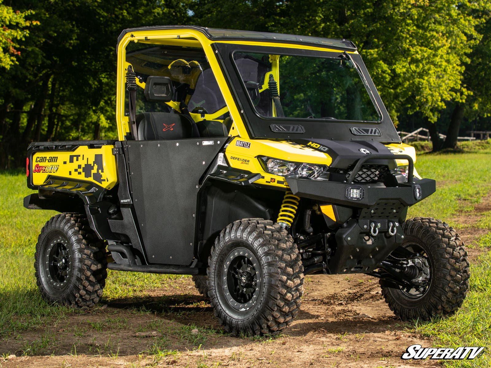 Photo of SuperATV Can-Am Defender Glass Windshield by SuperATV - Premium Windshields for UTVs / Side by Sides