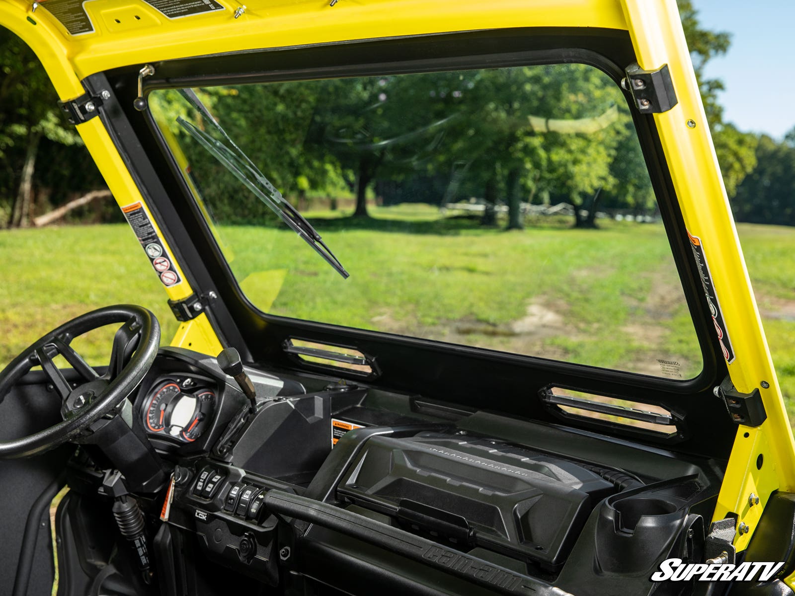 Photo of SuperATV Can-Am Defender Glass Windshield by SuperATV - Premium Windshields for UTVs / Side by Sides