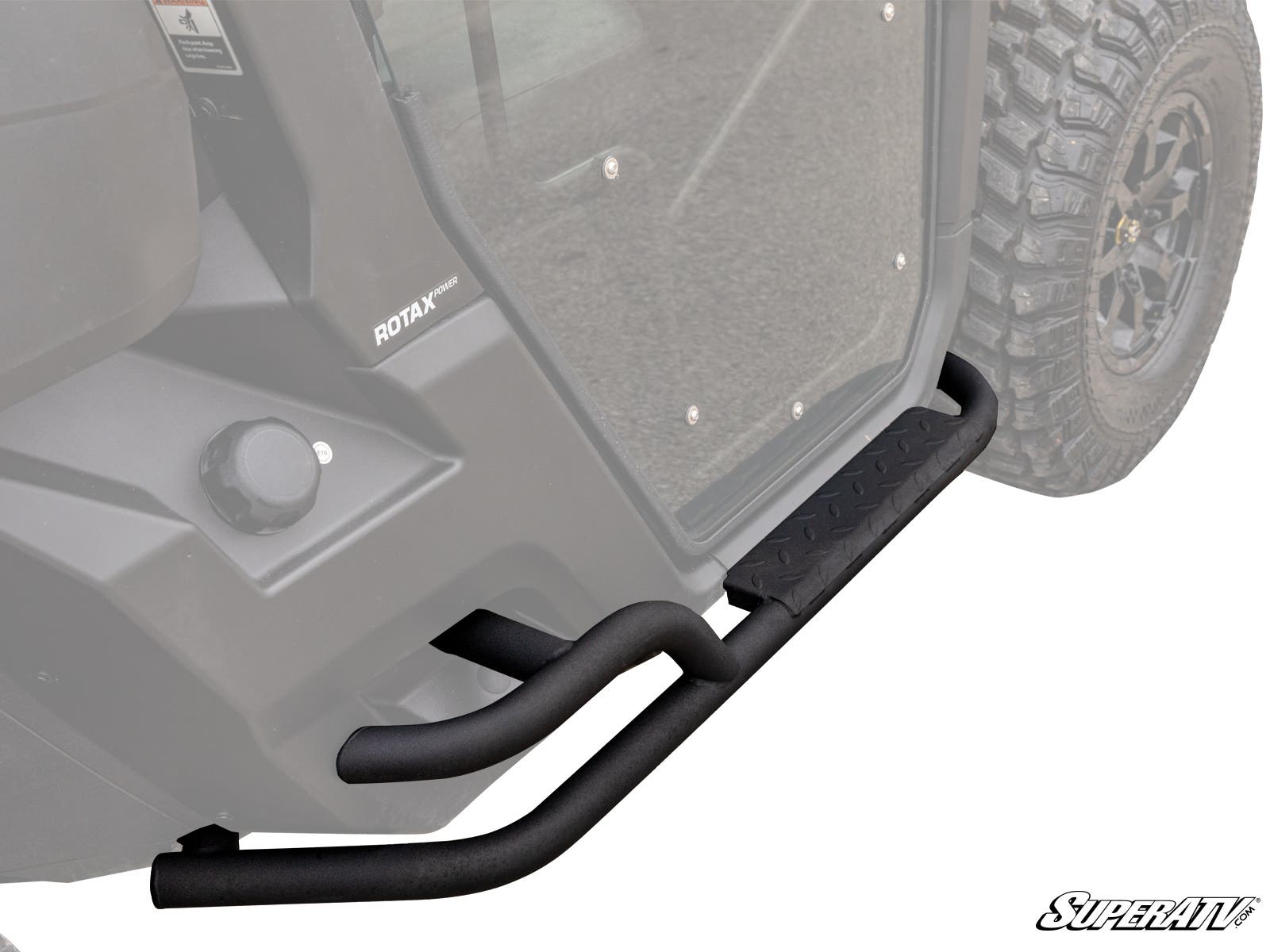 Photo of SuperATV Can-Am Defender Heavy-Duty Nerf Bars by SuperATV - Premium Nerf Bars for UTVs / Side by Sides