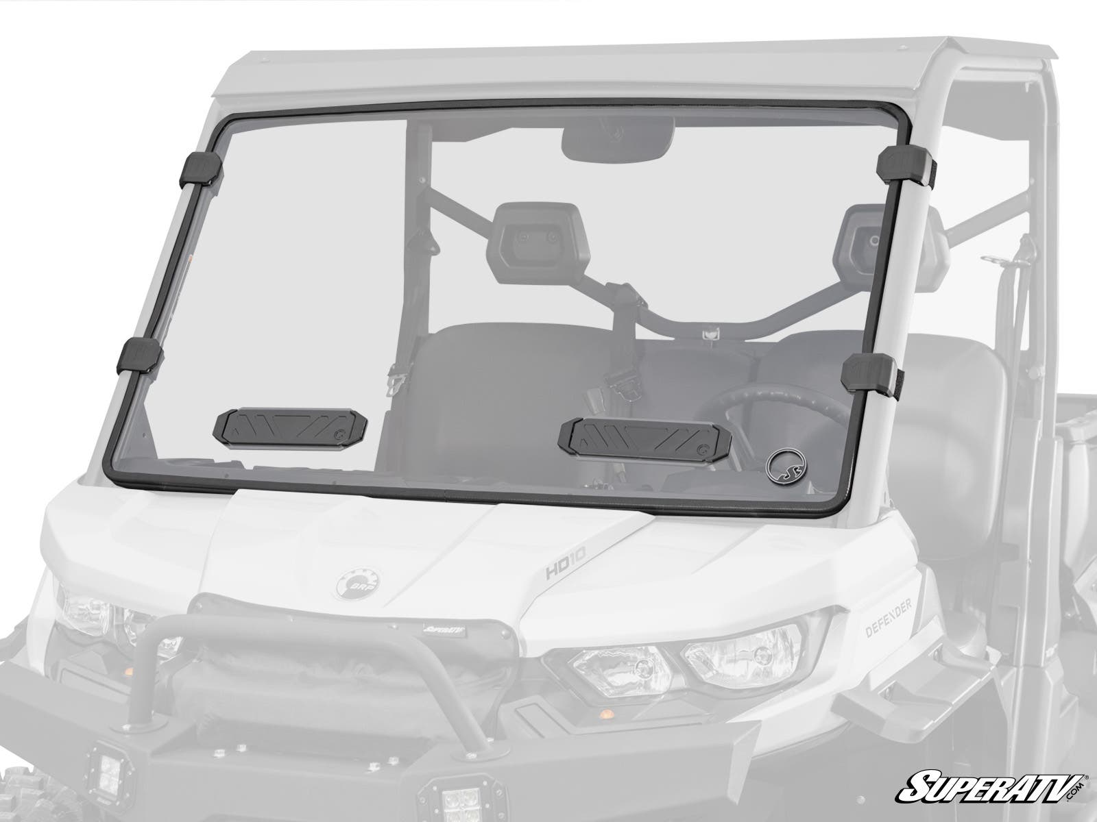 Photo of SuperATV Can-Am Defender Vented Full Windshield by SuperATV - Premium Windshields for UTVs / Side by Sides