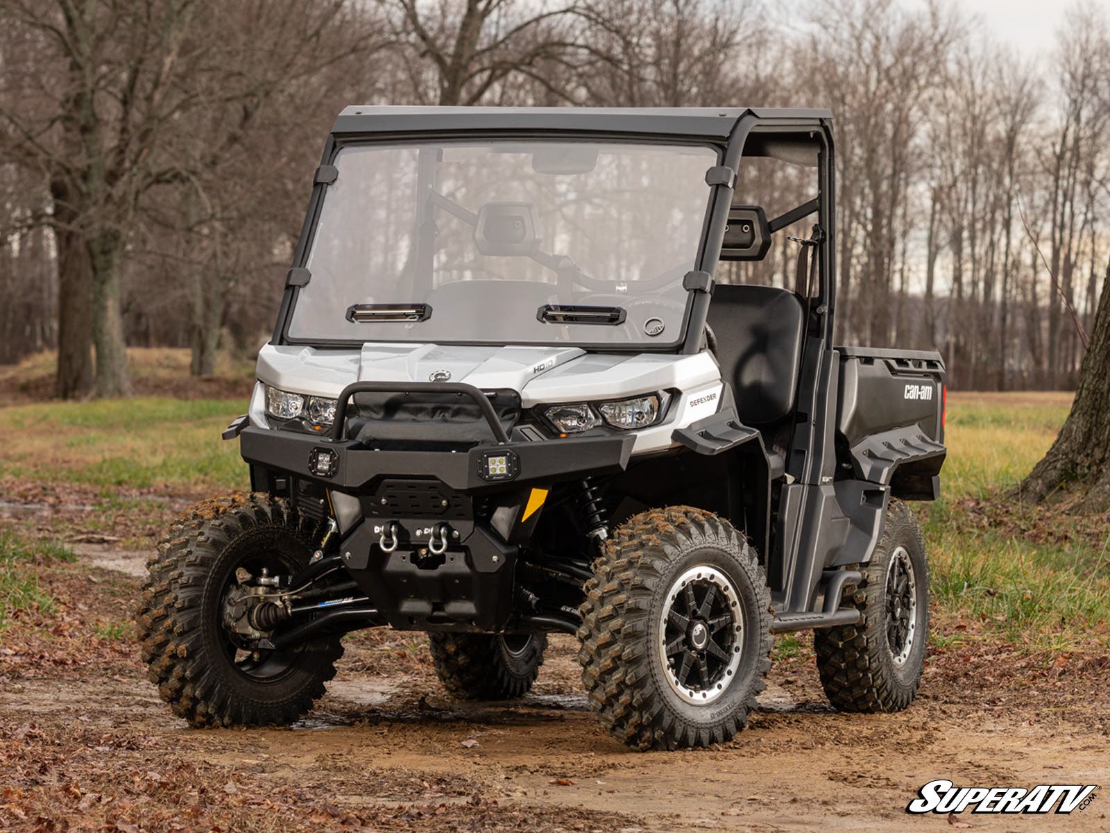 Photo of SuperATV Can-Am Defender Vented Full Windshield by SuperATV - Premium Windshields for UTVs / Side by Sides