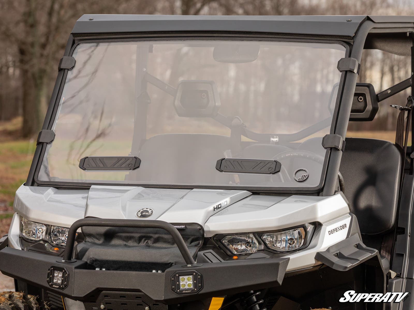 Photo of SuperATV Can-Am Defender Vented Full Windshield by SuperATV - Premium Windshields for UTVs / Side by Sides