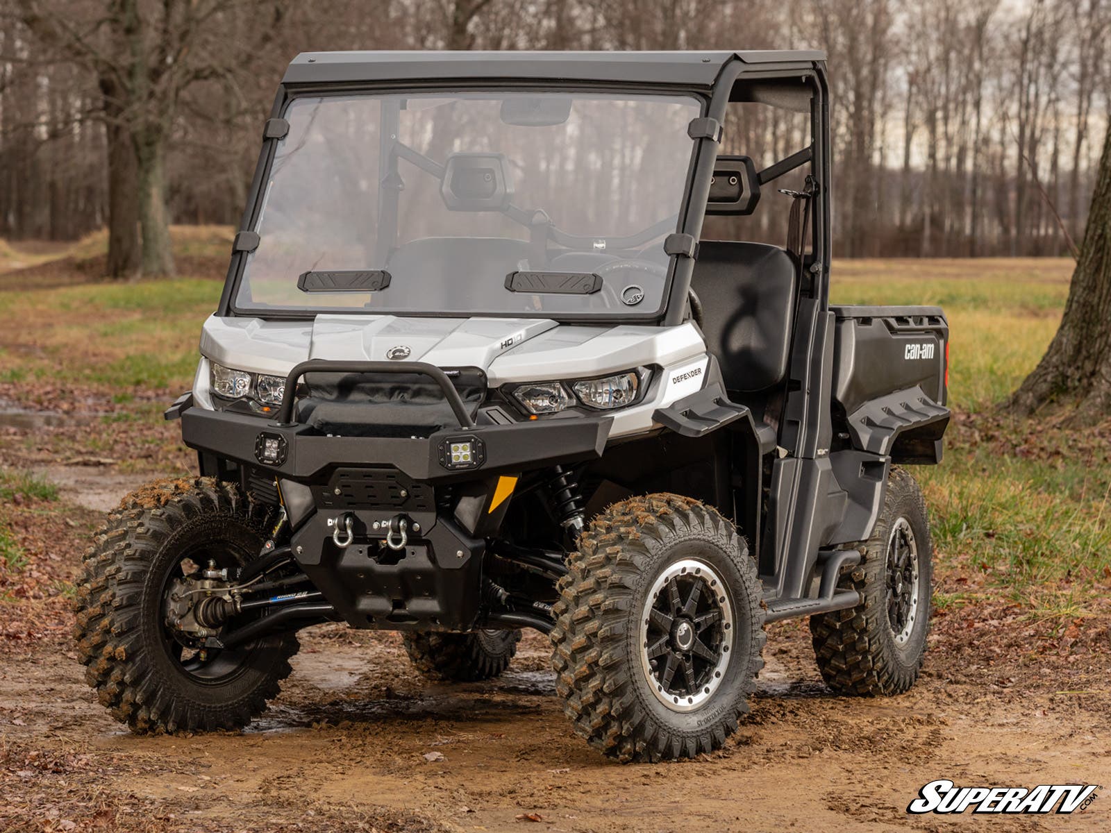 Photo of SuperATV Can-Am Defender Vented Full Windshield by SuperATV - Premium Windshields for UTVs / Side by Sides