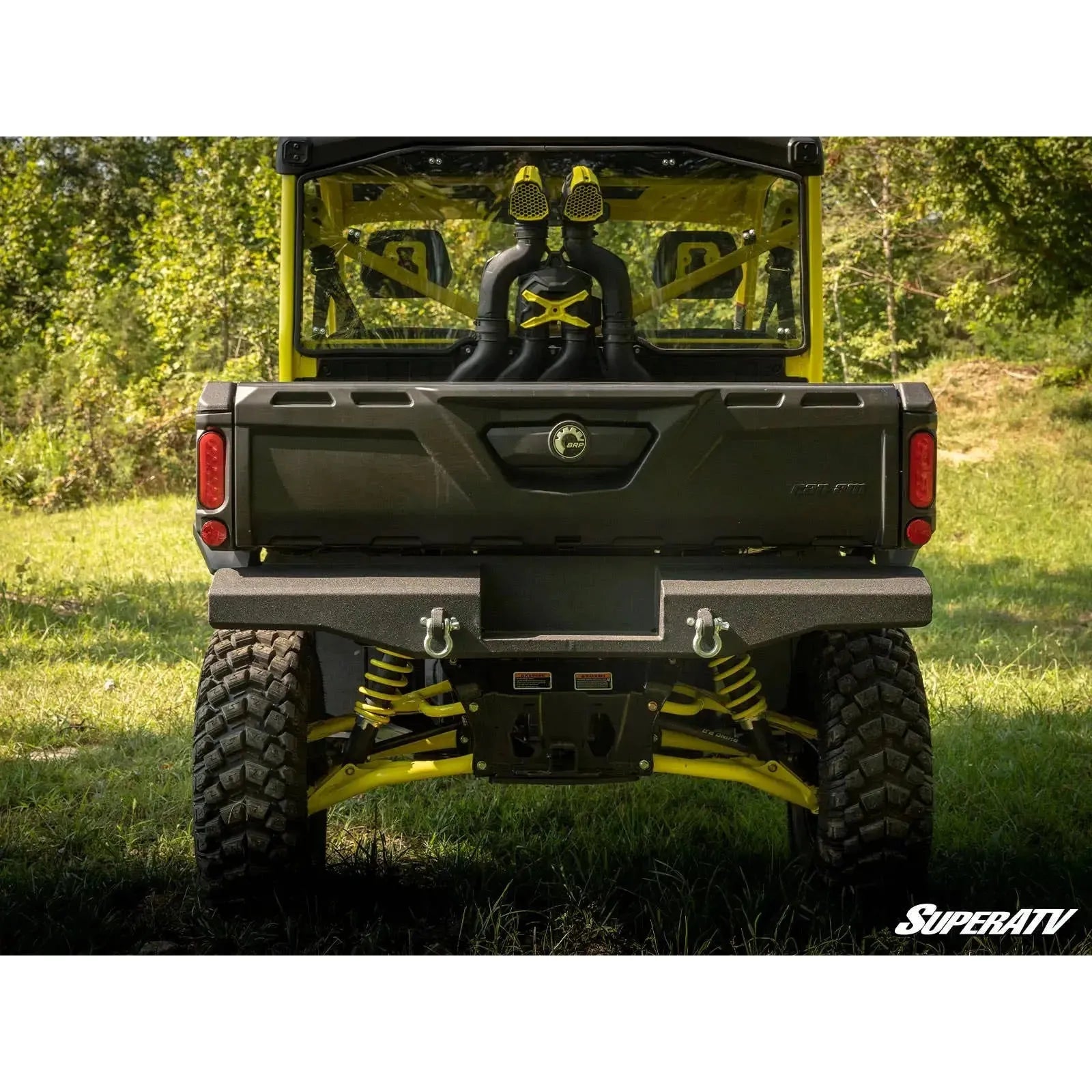 Photo of Can Am Defender Sheet Metal Rear Bumper by SuperATV - Premium Bumpers for UTVs / Side by Sides