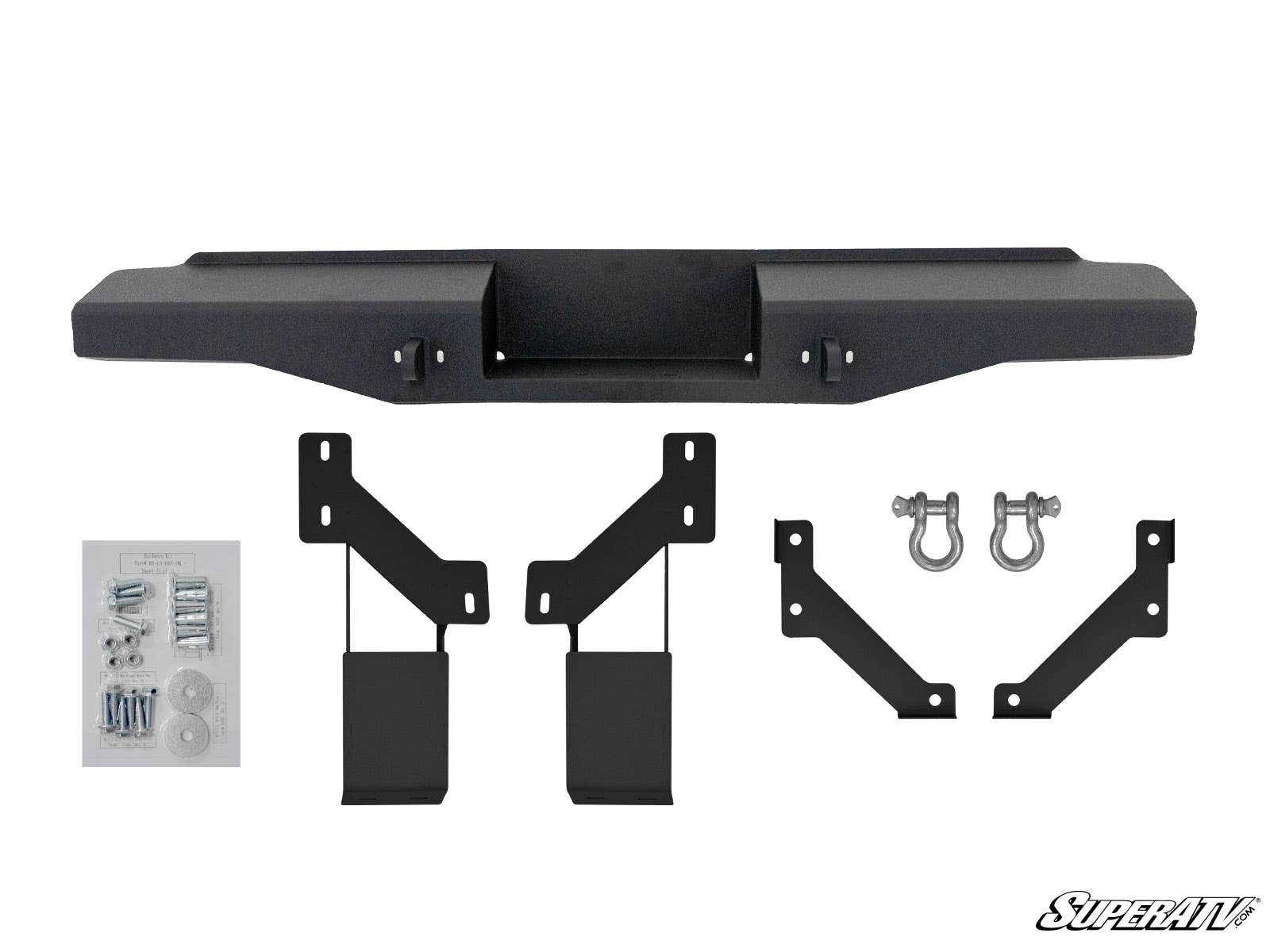 Photo of SuperATV Can-Am Defender Diamond Plate Rear Bumper by SuperATV - Premium Bumpers for UTVs / Side by Sides