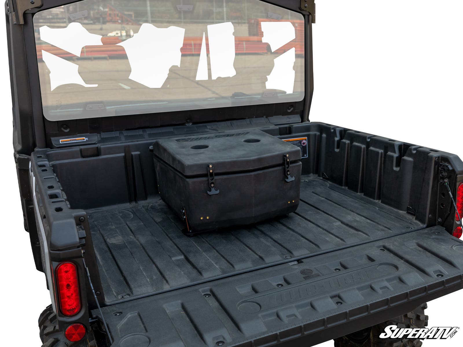 Photo of SuperATV Can Am Defender Cooler/Cargo Box by SuperATV - Premium Storage for UTVs / Side by Sides