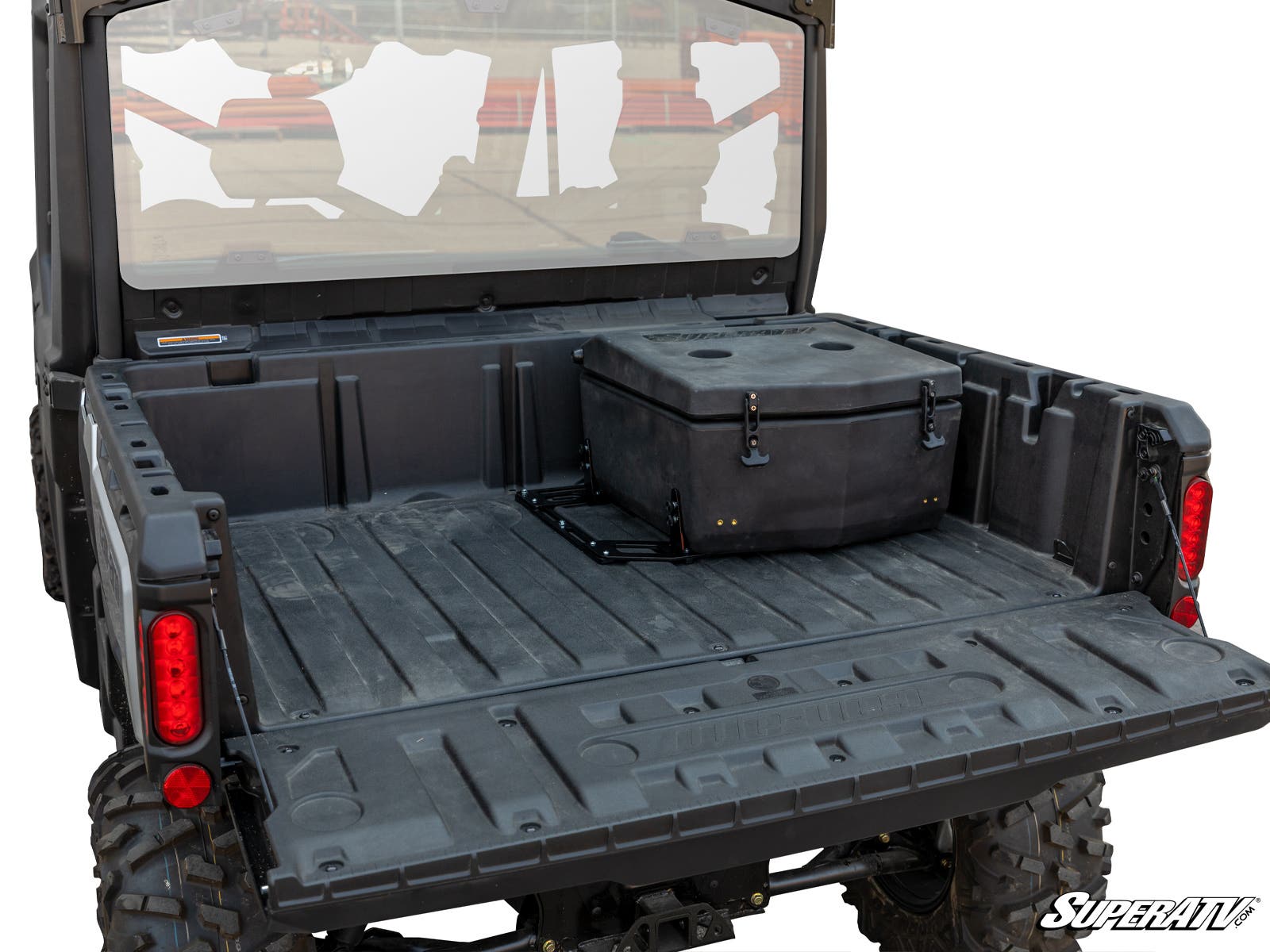 Photo of SuperATV Can Am Defender Cooler/Cargo Box by SuperATV - Premium Storage for UTVs / Side by Sides