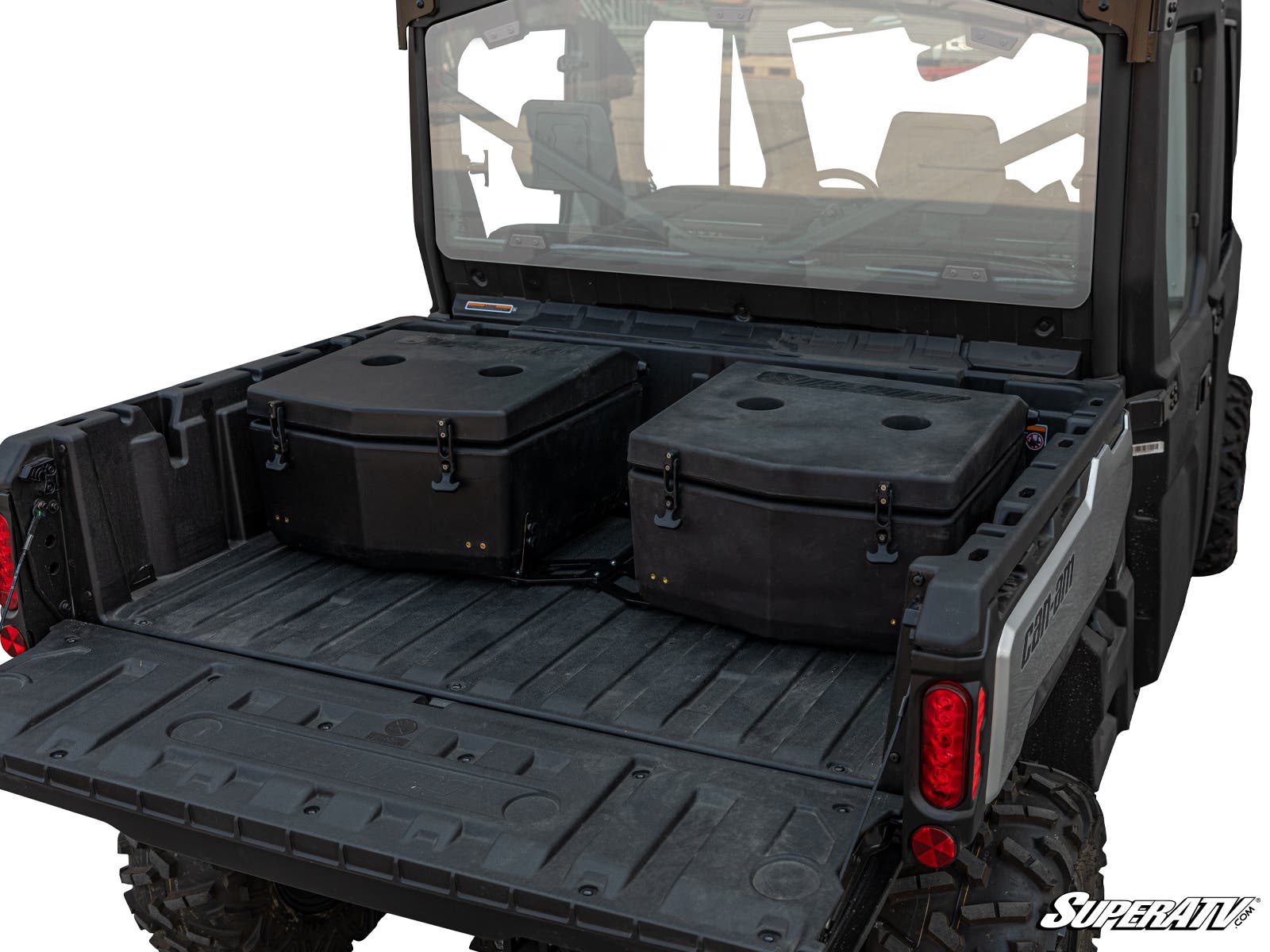Photo of SuperATV Can Am Defender Cooler/Cargo Box by SuperATV - Premium Storage for UTVs / Side by Sides