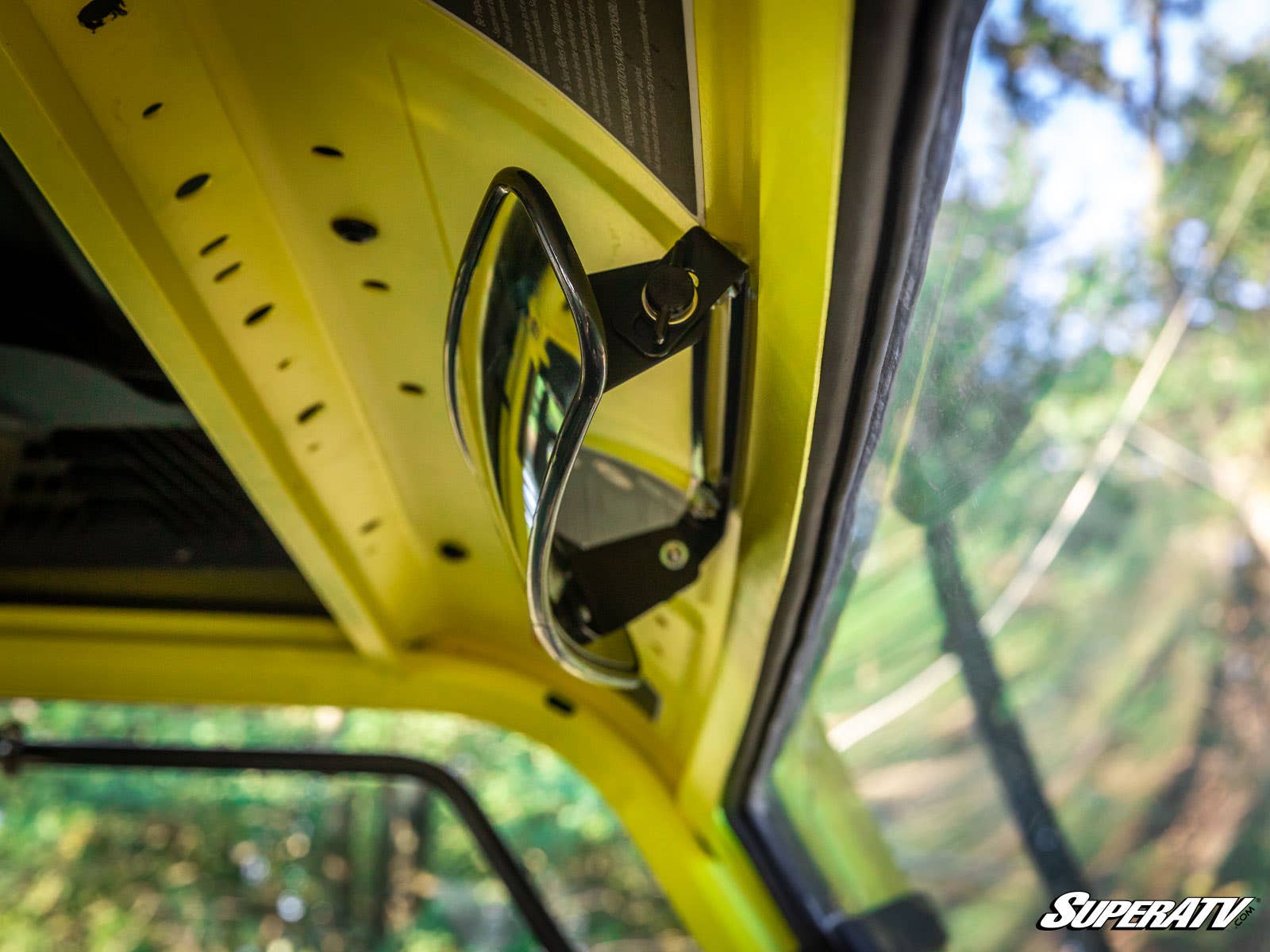 Photo of SuperATV Can-Am Defender Curved Rear View Mirror by SuperATV - Premium Mirrors for UTVs / Side by Sides