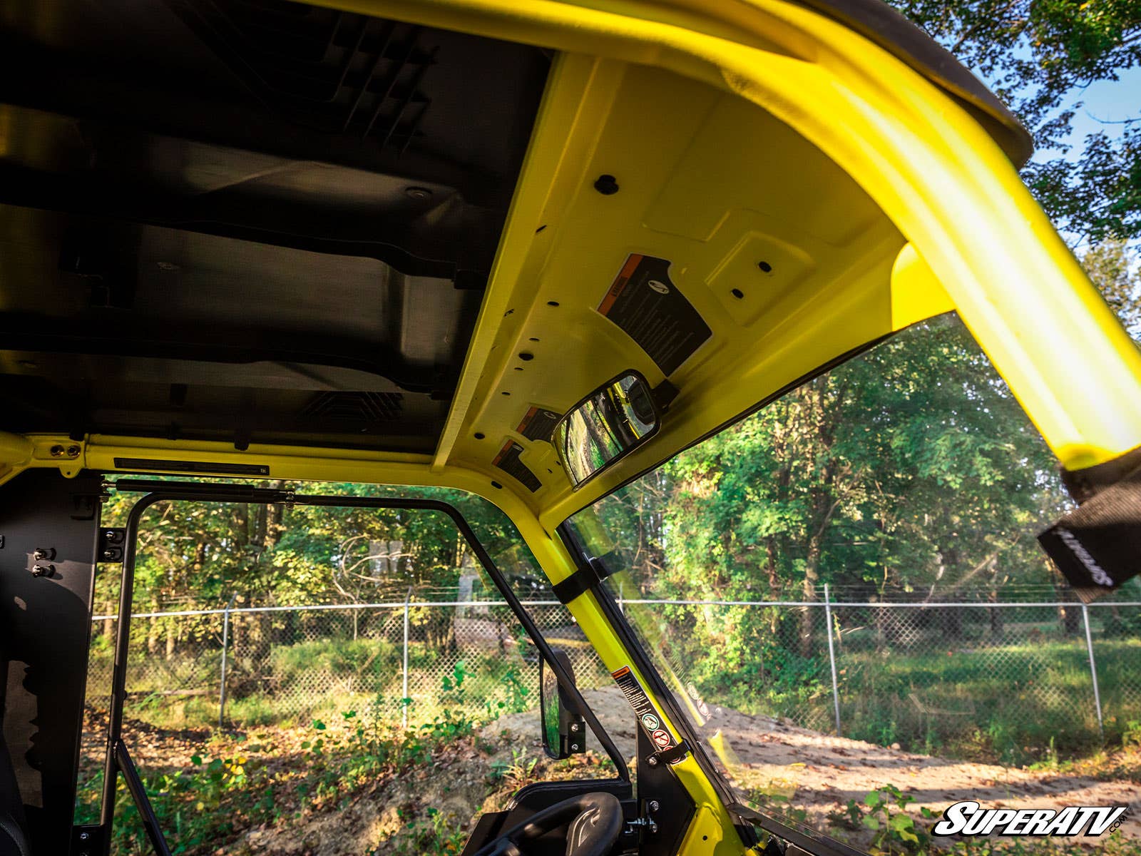 Photo of SuperATV Can-Am Defender Curved Rear View Mirror by SuperATV - Premium Mirrors for UTVs / Side by Sides