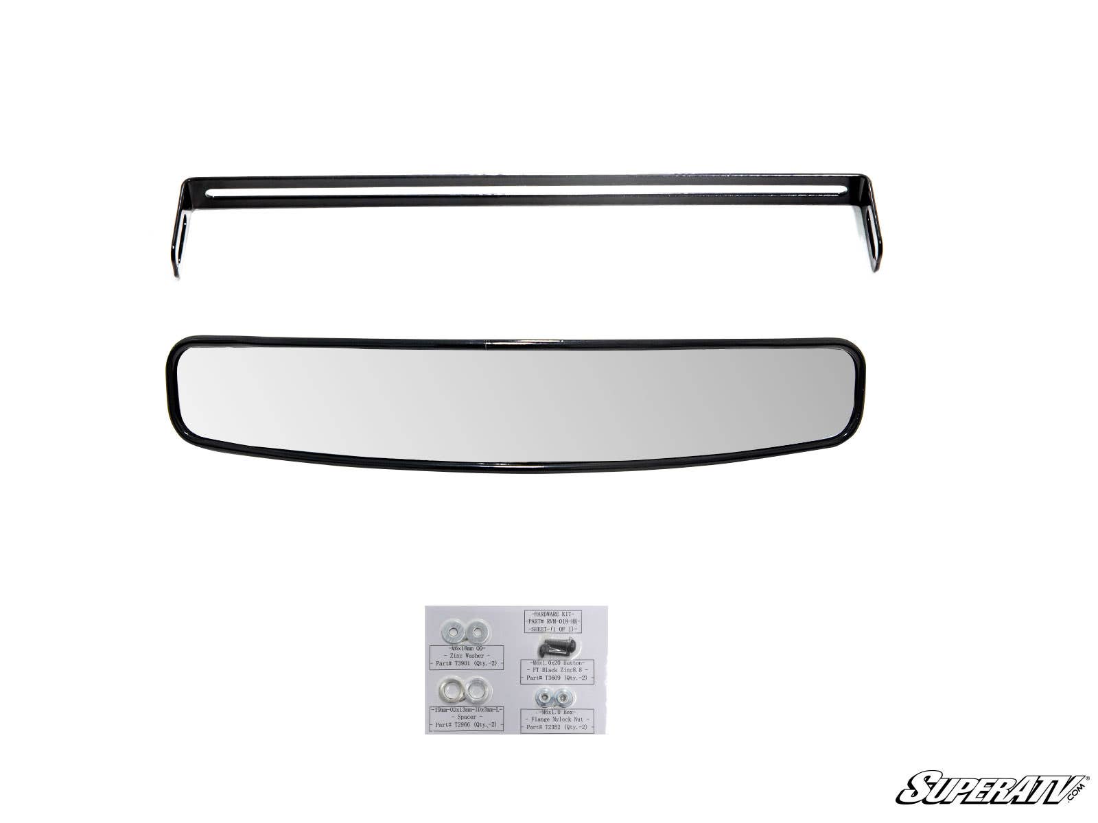 Photo of SuperATV Can-Am Defender Curved Rear View Mirror by SuperATV - Premium Mirrors for UTVs / Side by Sides
