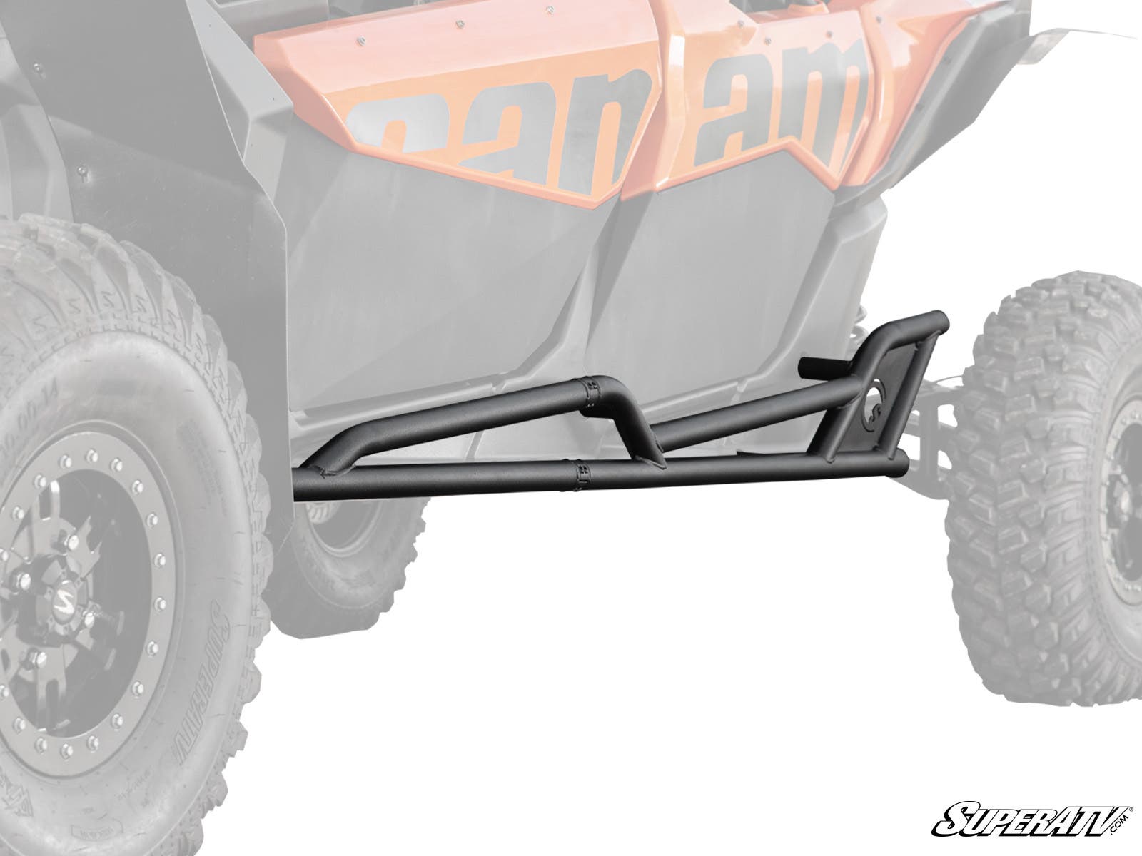 Photo of SuperATV Can-Am Maverick X3 MAX Heavy-Duty Nerf Bars by SuperATV - Premium Nerf Bars for UTVs / Side by Sides