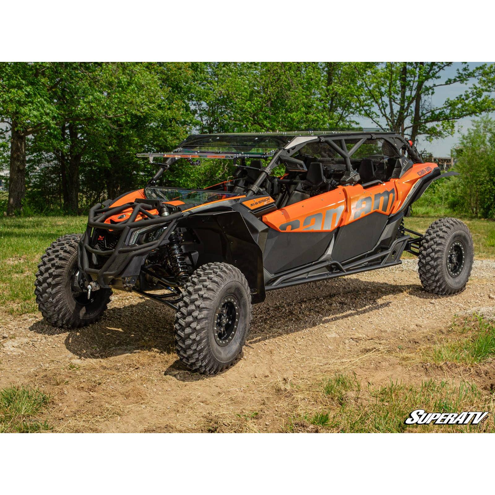 Photo of Can Am X3 MAX Heavy Duty Nerf Bars by SuperATV - Premium Nerf Bars for UTVs / Side by Sides