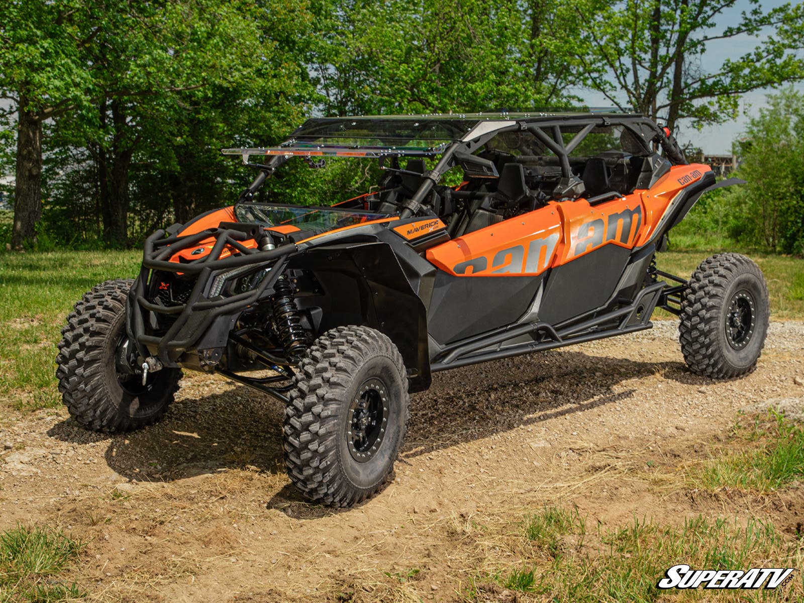 Photo of SuperATV Can-Am Maverick X3 MAX Heavy-Duty Nerf Bars by SuperATV - Premium Nerf Bars for UTVs / Side by Sides