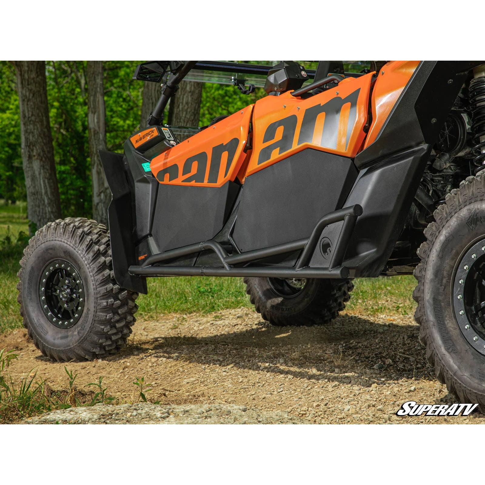 Photo of Can Am X3 MAX Heavy Duty Nerf Bars by SuperATV - Premium Nerf Bars for UTVs / Side by Sides