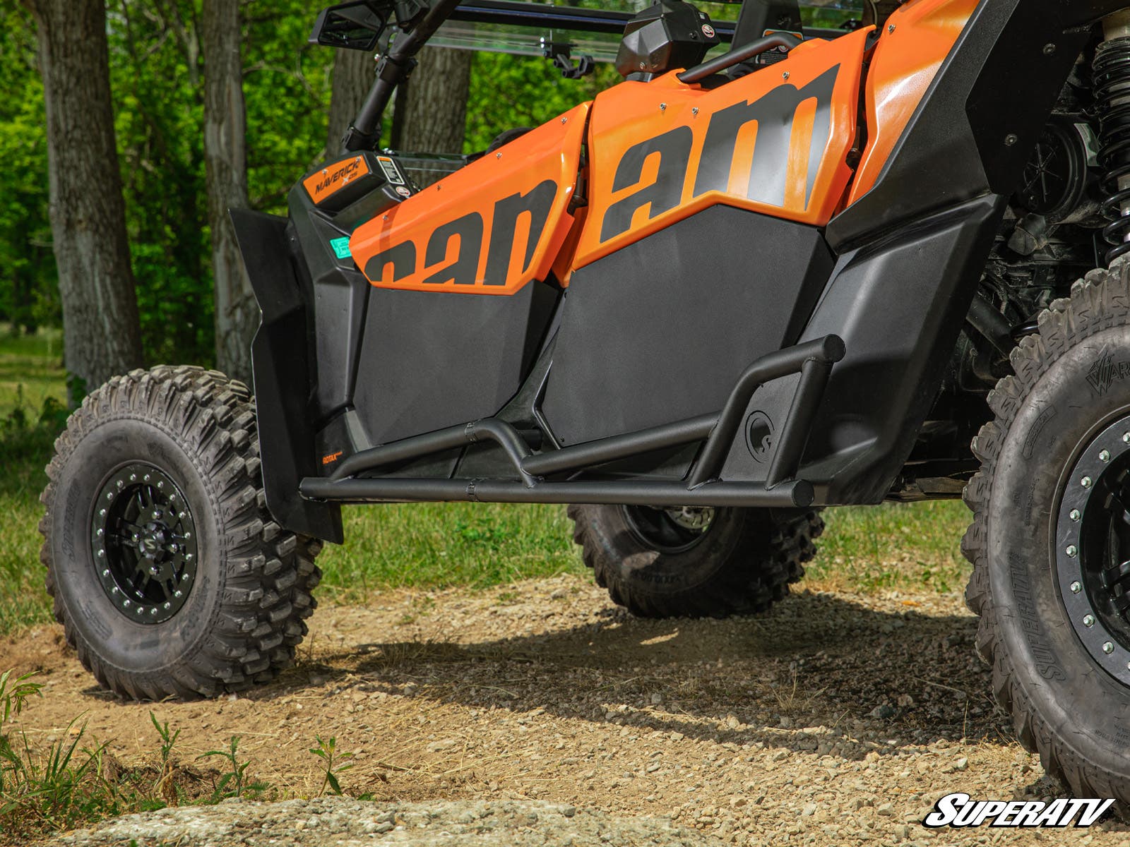 Photo of SuperATV Can-Am Maverick X3 MAX Heavy-Duty Nerf Bars by SuperATV - Premium Nerf Bars for UTVs / Side by Sides
