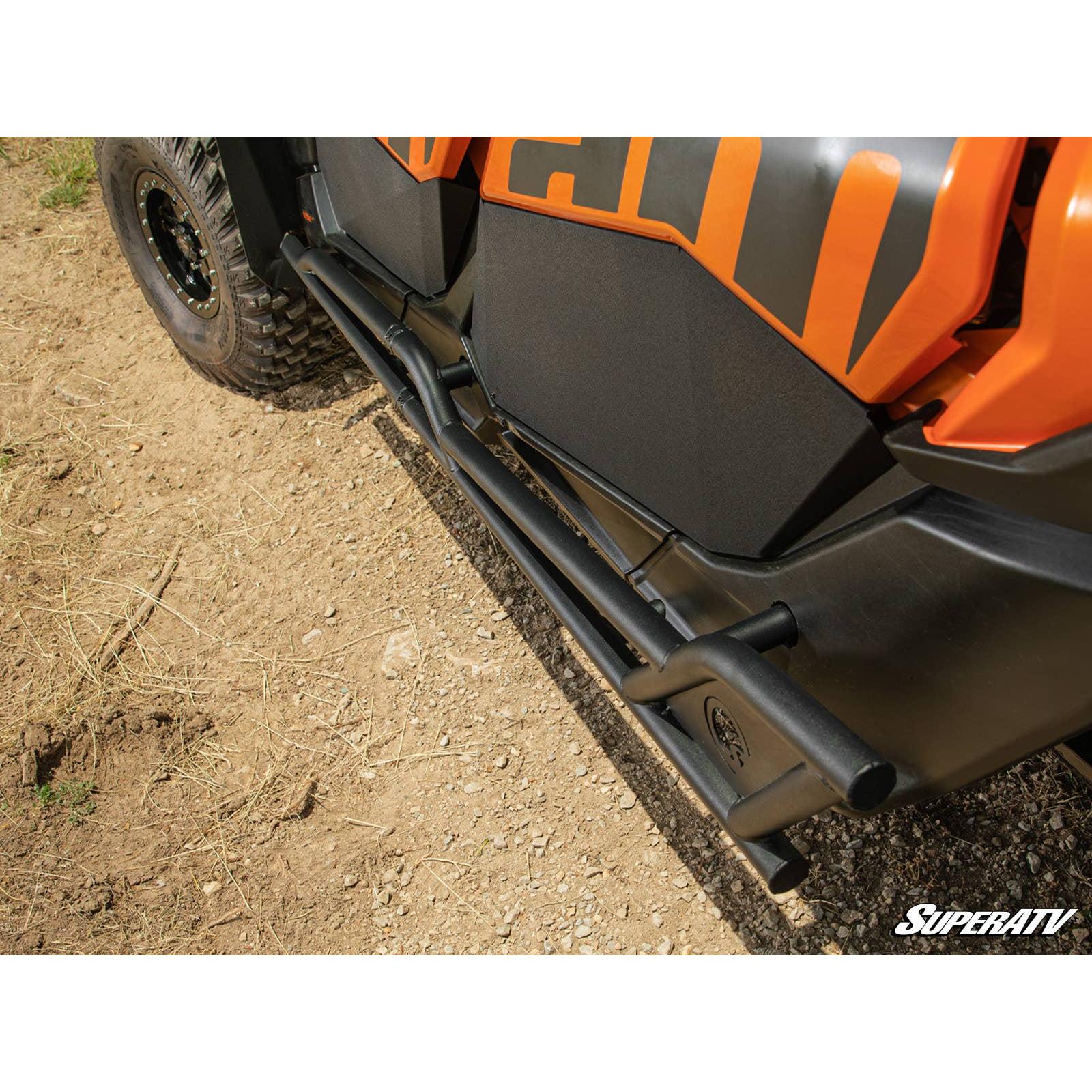 Photo of Can Am X3 MAX Heavy Duty Nerf Bars by SuperATV - Premium Nerf Bars for UTVs / Side by Sides