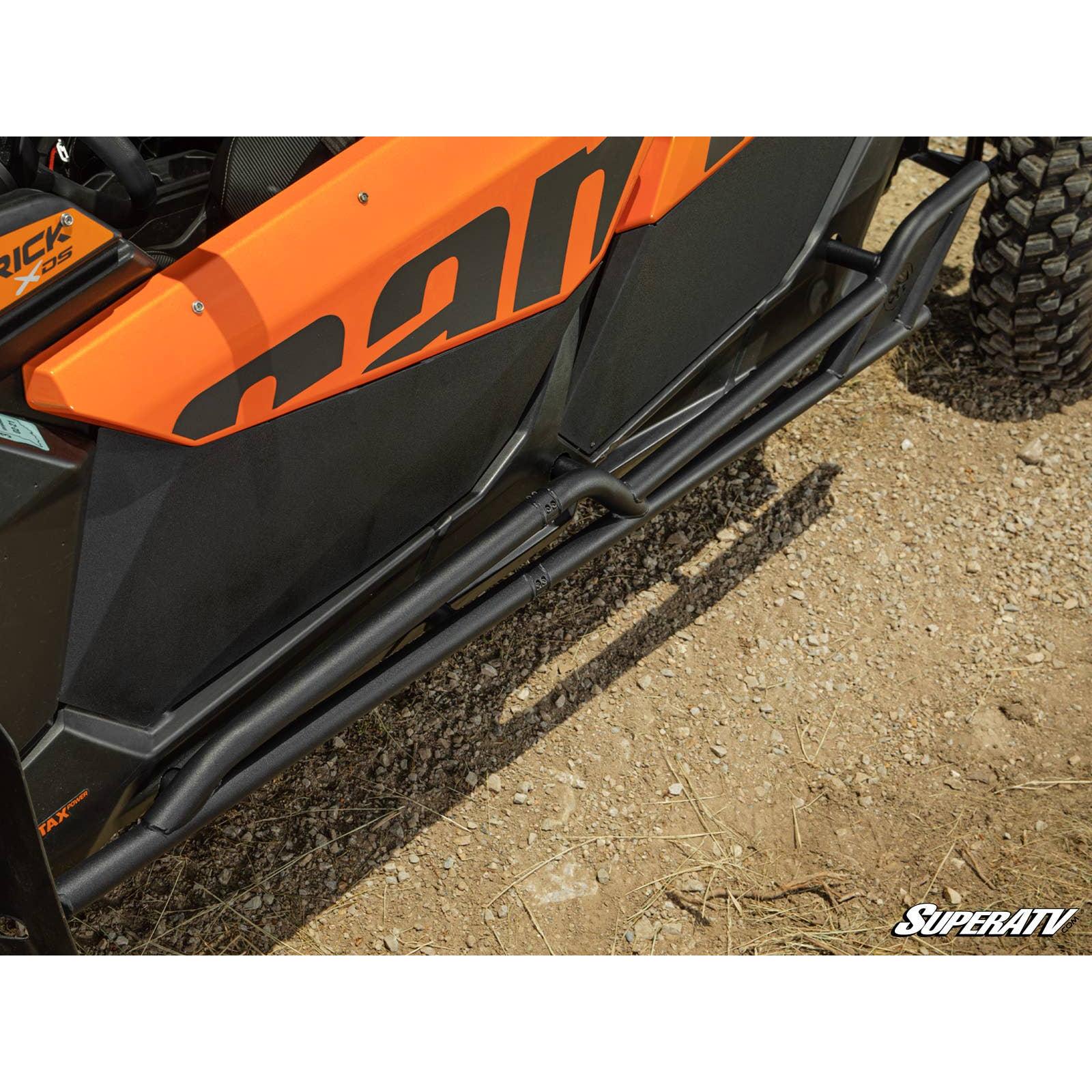 Photo of Can Am X3 MAX Heavy Duty Nerf Bars by SuperATV - Premium Nerf Bars for UTVs / Side by Sides
