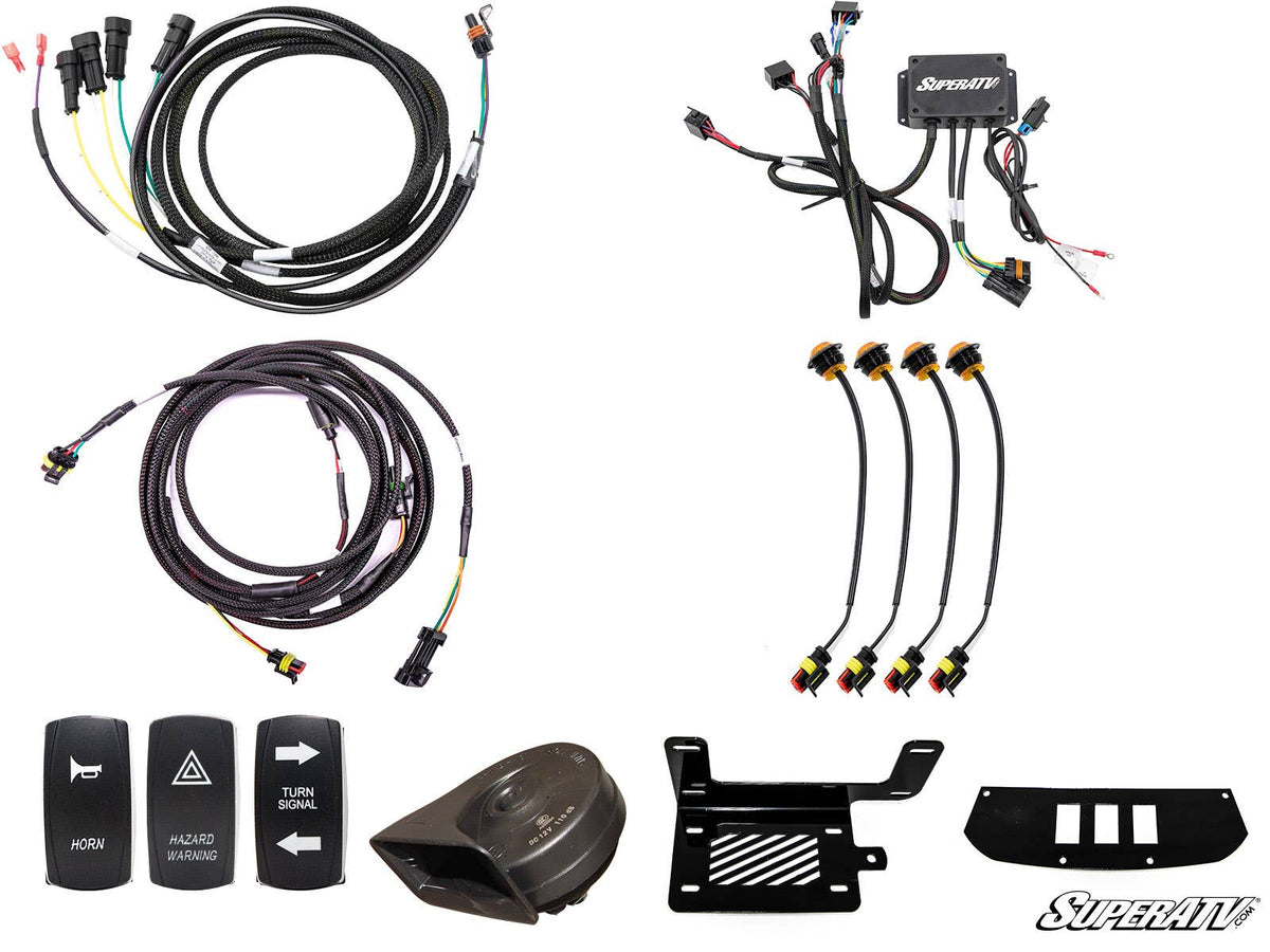Photo of SuperATV Can-Am Maverick Deluxe Plug & Play Turn Signal Kit by SuperATV - Premium Street Legal Kits for UTVs / Side by Sides