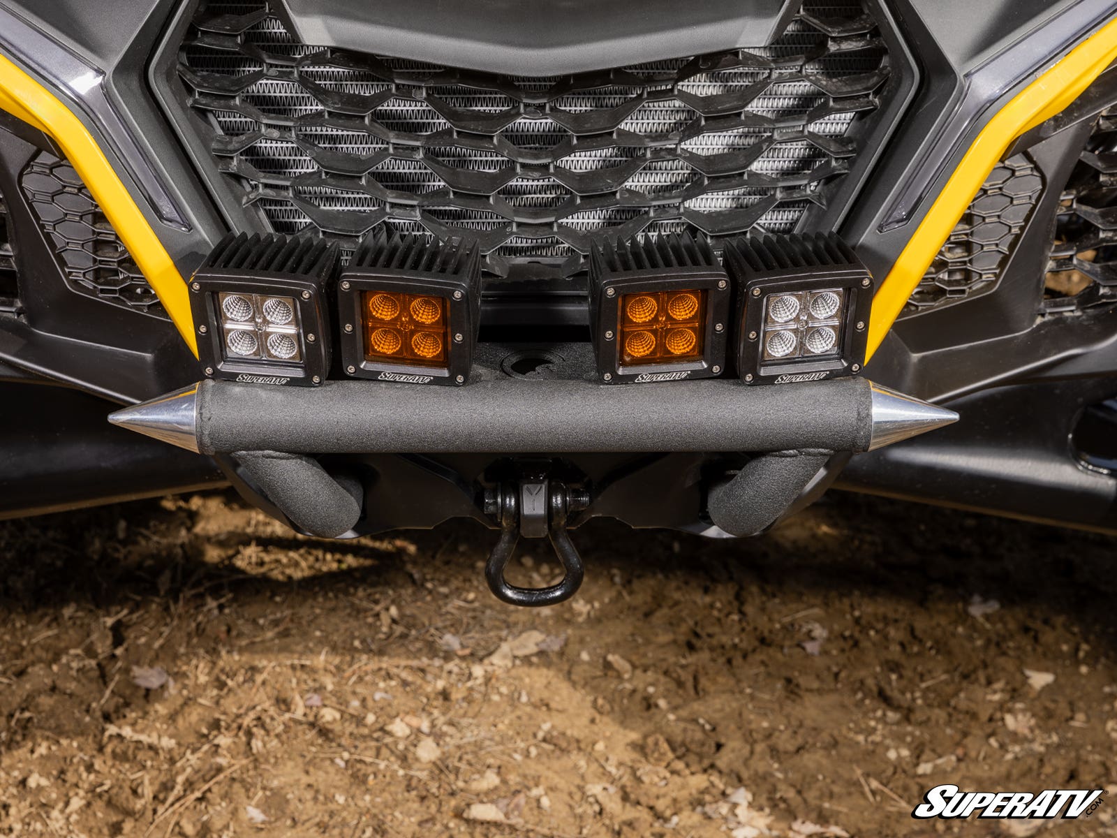 Photo of SuperATV Can-Am Maverick R Front Bumper by SuperATV - Premium Bumpers for UTVs / Side by Sides