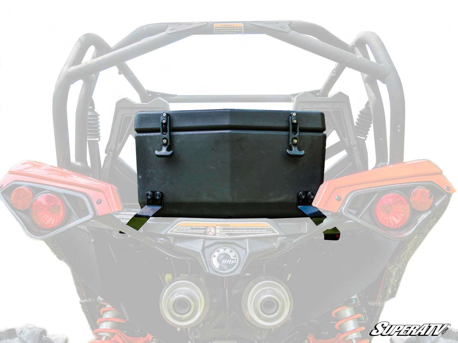 Photo of SuperATV Can-Am Maverick Cooler / Cargo Box by SuperATV - Premium Storage for UTVs / Side by Sides