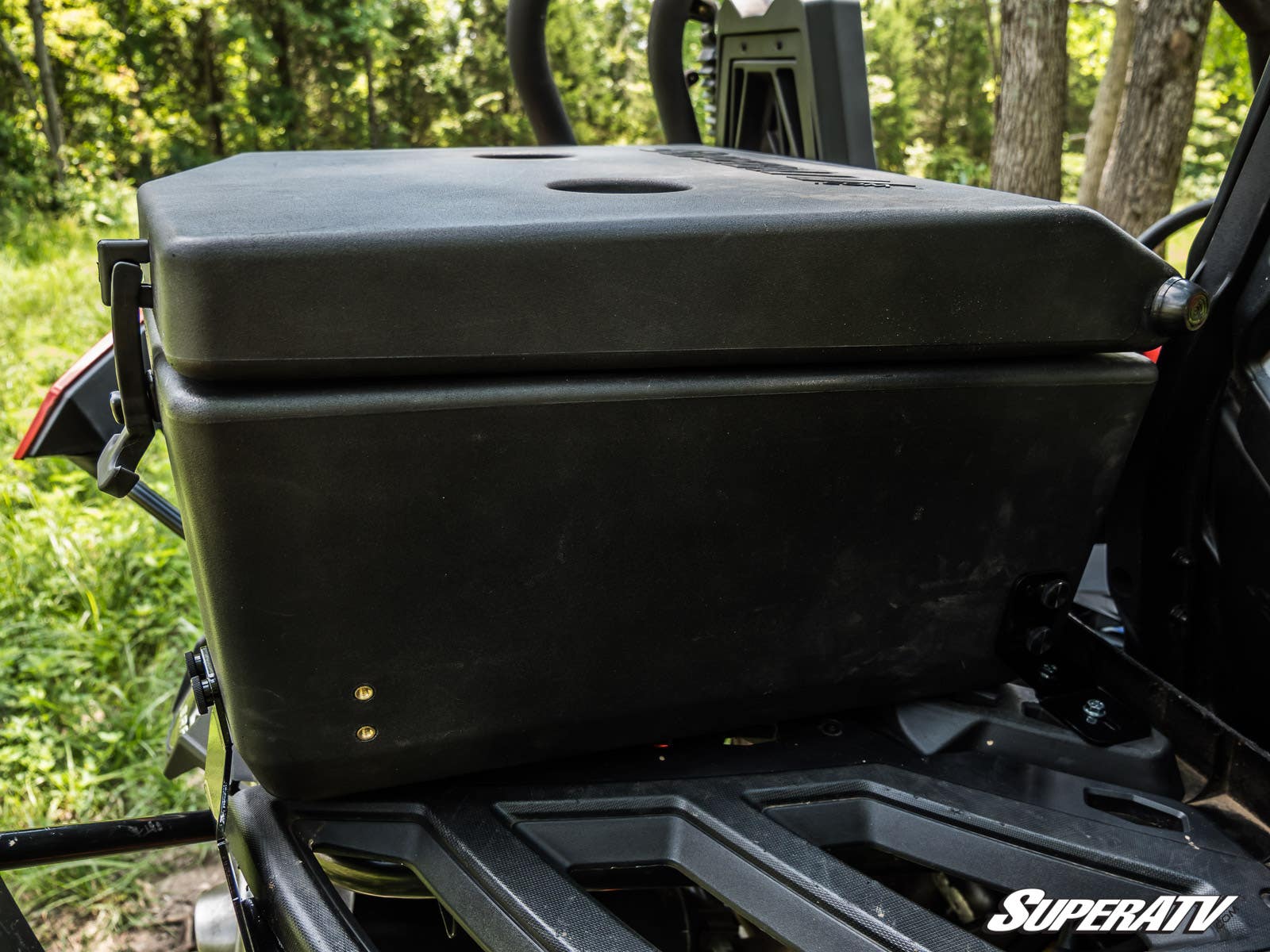 Photo of SuperATV Can-Am Maverick Cooler / Cargo Box by SuperATV - Premium Storage for UTVs / Side by Sides