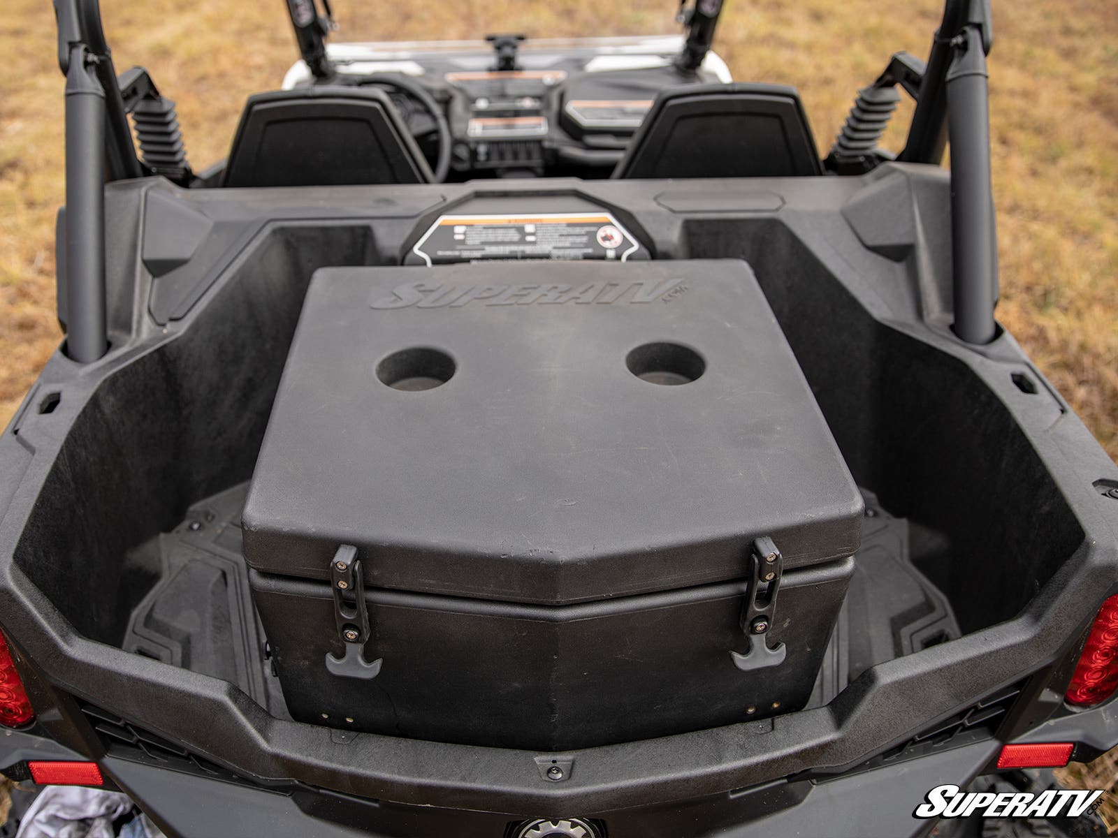 Photo of SuperATV Can-Am Maverick Sport Cooler / Cargo Box by SuperATV - Premium Storage for UTVs / Side by Sides