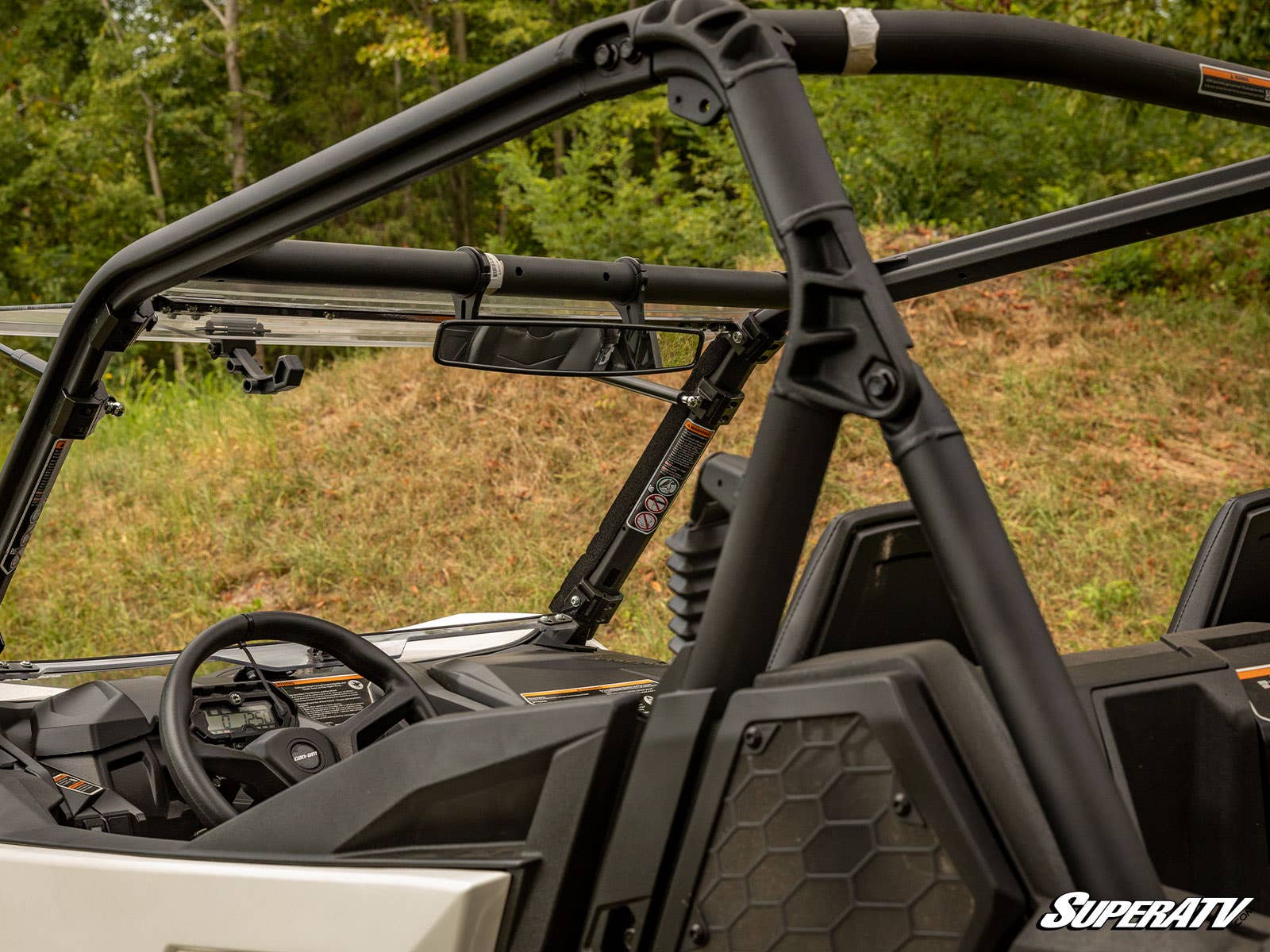 Photo of SuperATV Hisun 17" Curved Rear View Mirror by SuperATV - Premium for UTVs / Side by Sides